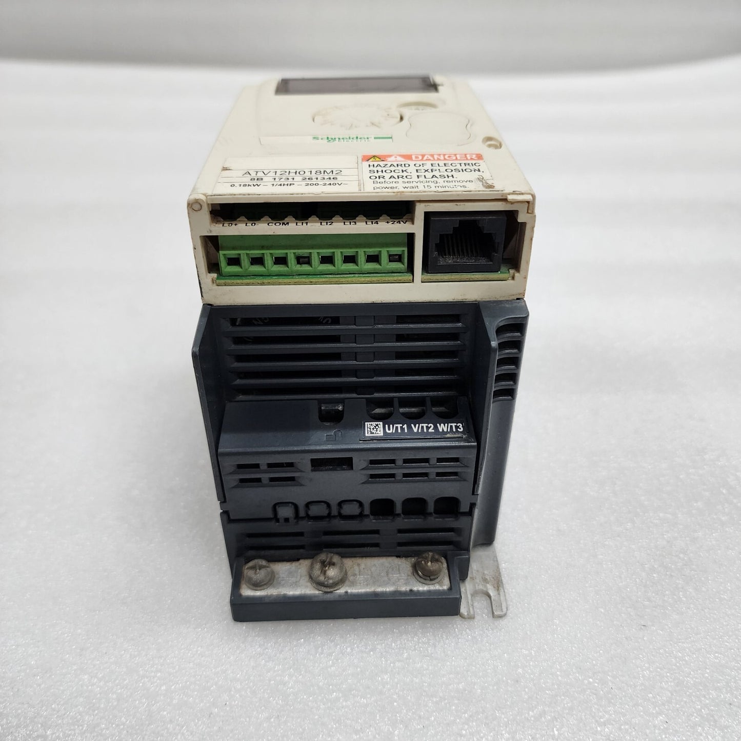 SCHNEIDER ELECTRIC ATV 12H018M2 VFD FREQUENCY DRIVE 0.18 kW 0.25 HP 200-240V