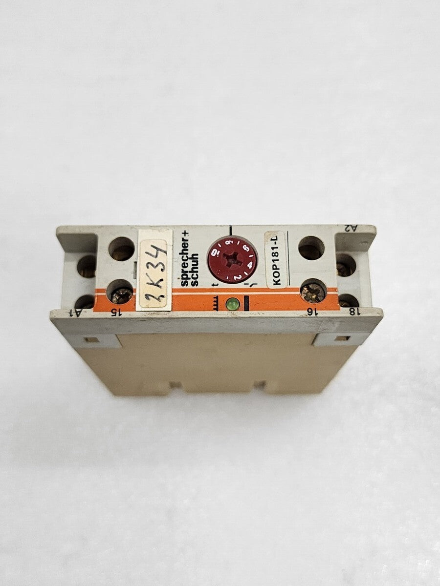 SPRECHER + SCHUH KOP181-D ELECTRONIC TIMER 1193