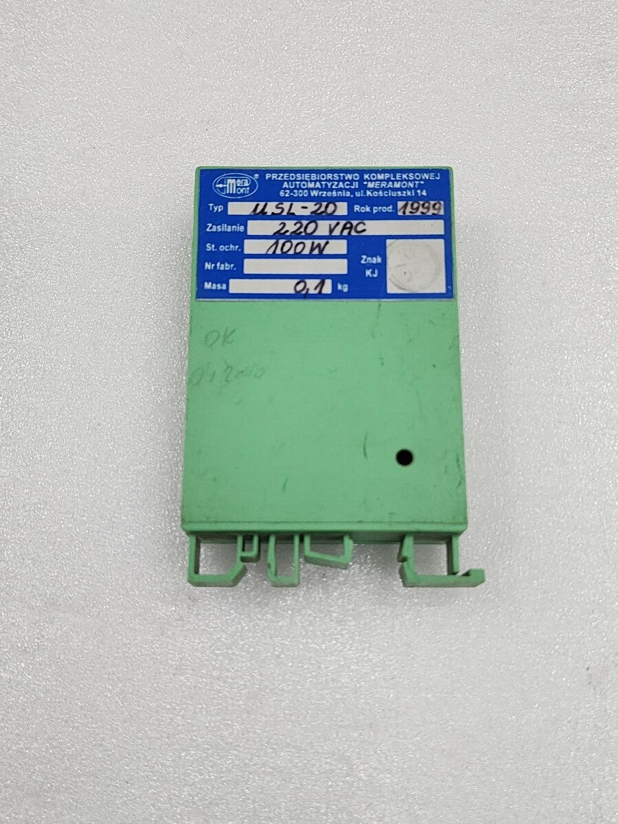 MERAMONT USL-20 DIMMER RELAY PRZEDSIEBIORSTWO KOMPLEKSOWEJ AUTOMATYZACJI USL20