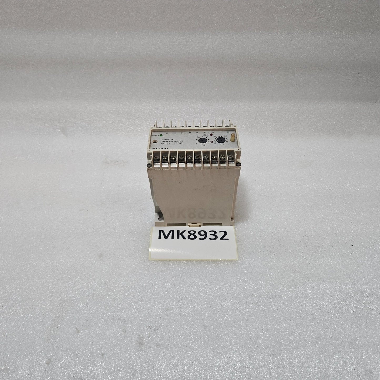 SELCO T2300-10 3-PHASE SHORT-CIRCUIT RELAY 380/440VAC 1A LATCHING PROTECTION REL