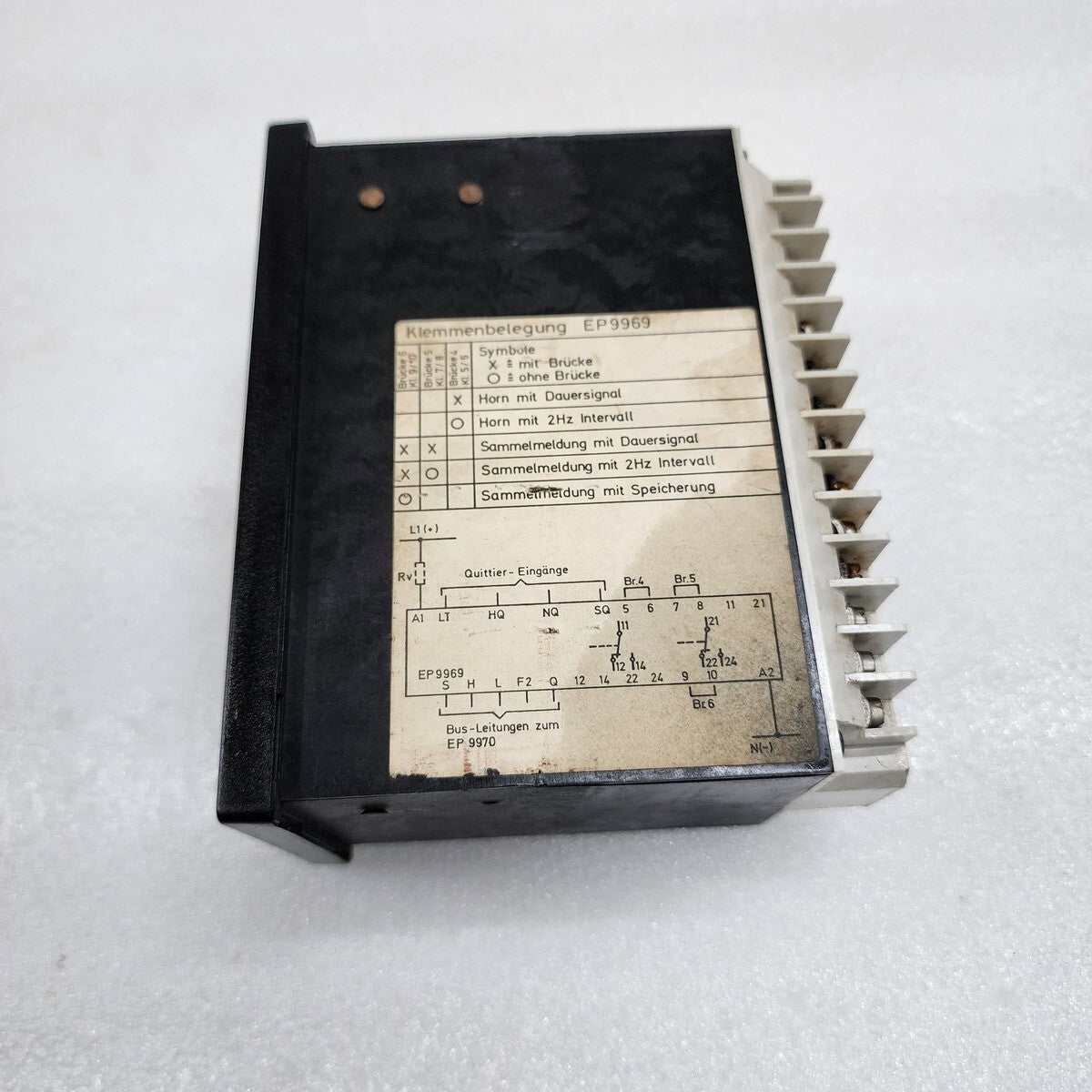 DOLD EP 9969 KLEMMENBELEGUNG 0016590 24VDC