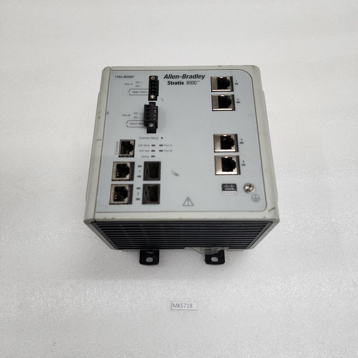 ALLEN BRADLEY CAT 1783-MS06T ETHERNET SWITCH  STRATIX 8000