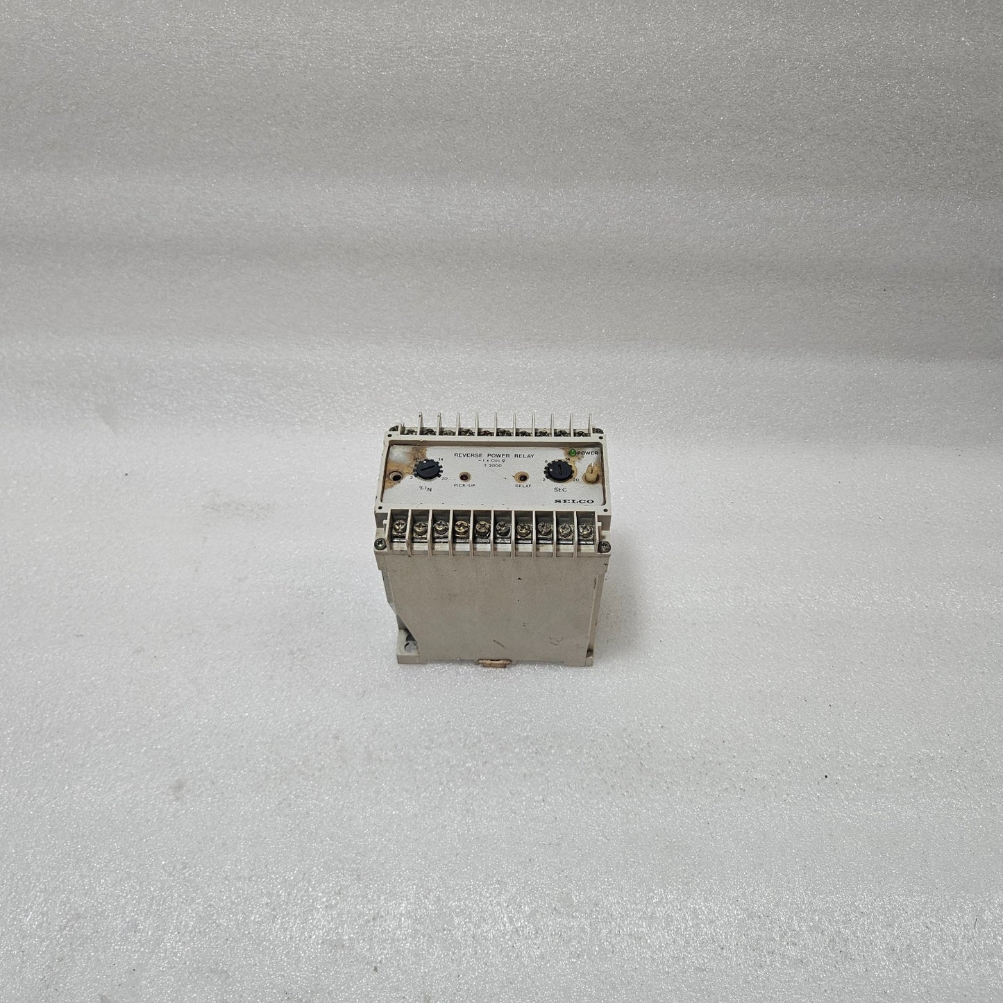 SELCO T2000-01 REVERSE POWER RELAY 380/440VAC 5A GENERATOR PROTECTION RELAY
