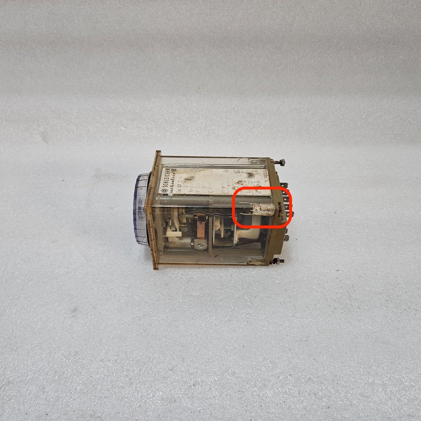 SCHLEICHER MIKROLAIS-D DZ 12-3 ADJUSTABLE TIME RELAY TIMER