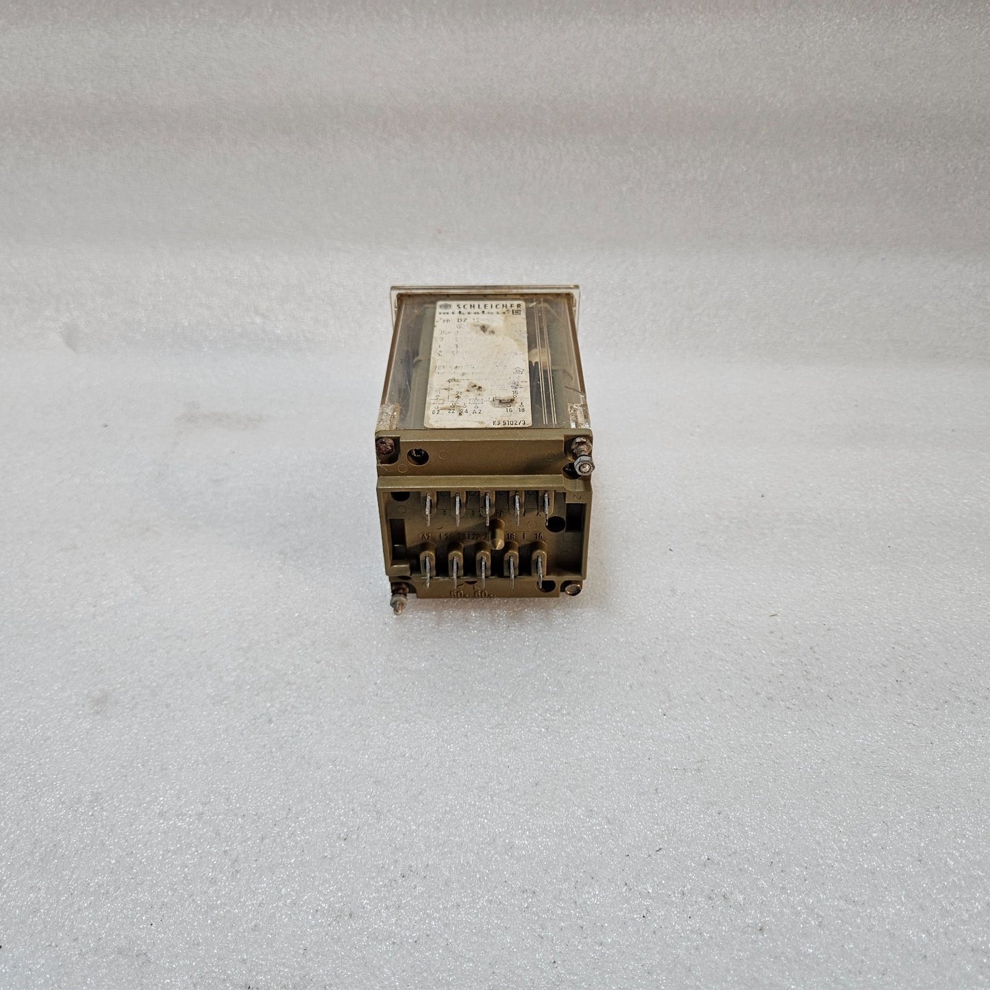 SCHLEICHER MIKROLAIS-D DZ 12-3 ADJUSTABLE TIME RELAY TIMER
