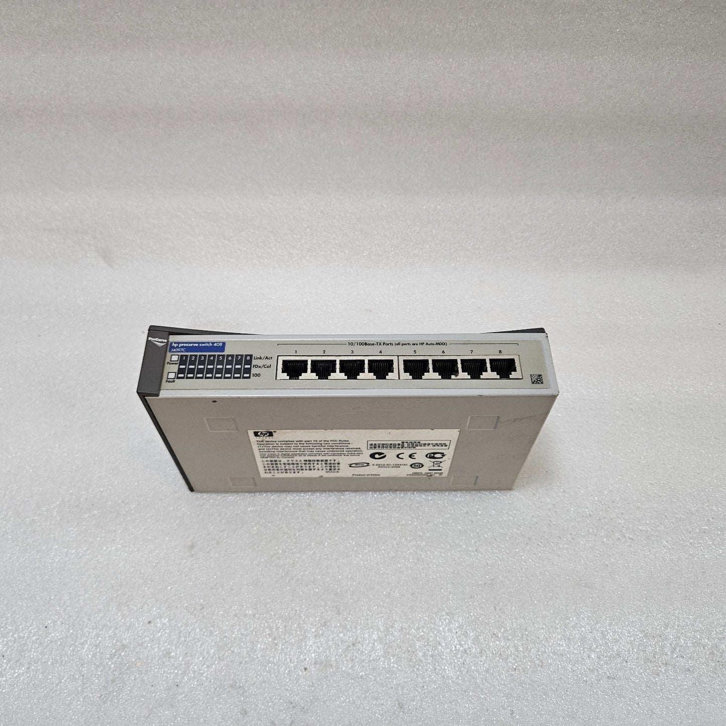 HP PROCURVE SWITCH 408 (J4097C) 8-PORT 10/100 DESKTOP ETHERNET SWITCH