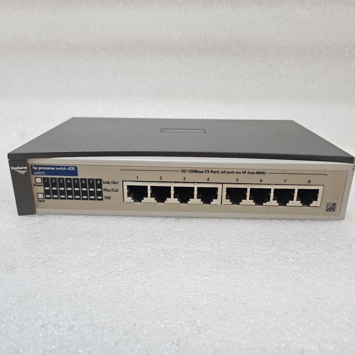 HP PROCURVE SWITCH 408 (J4097C) 8-PORT 10/100 DESKTOP ETHERNET SWITCH