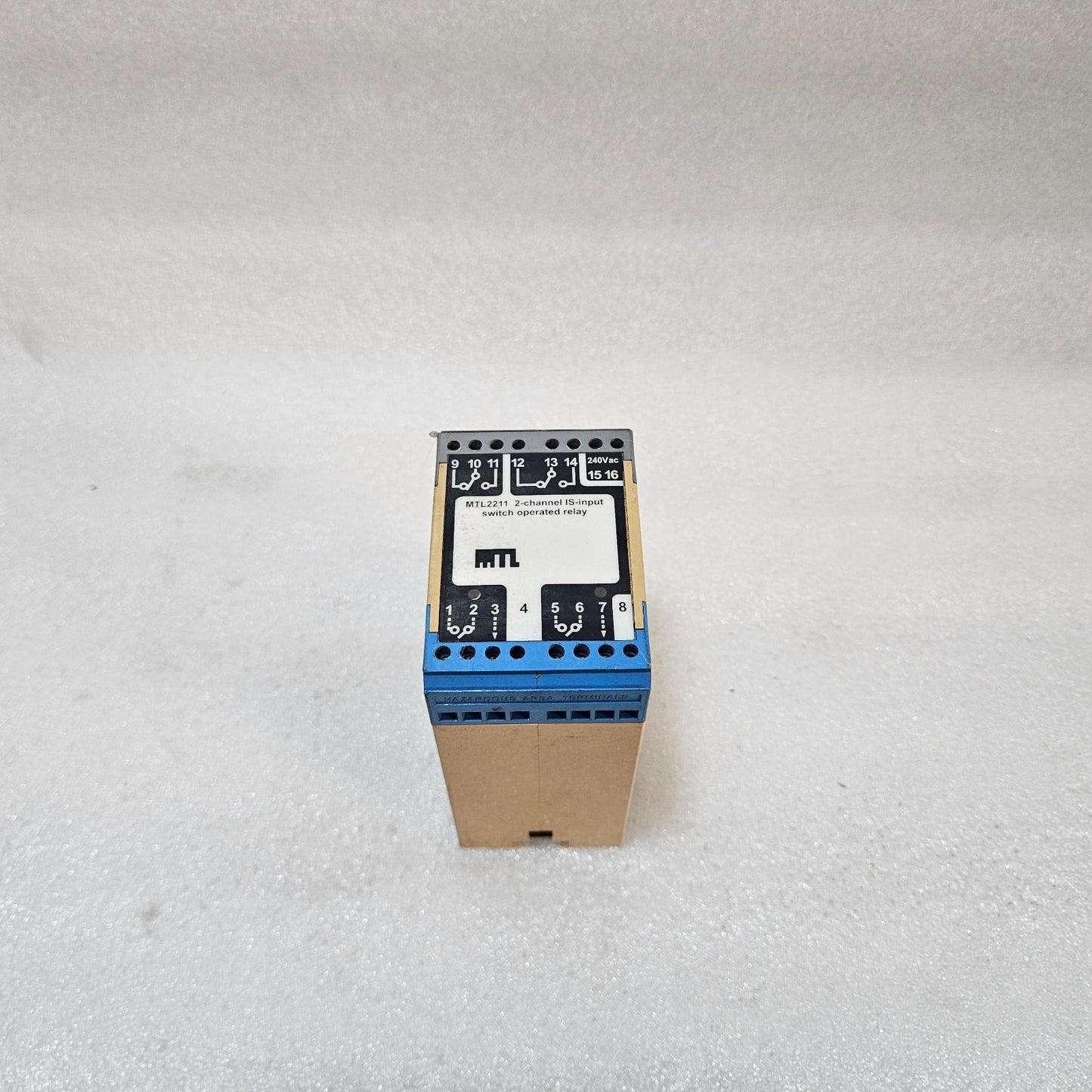 MEASUREMENT TECHNOLOGY MTL 2211 2 CHANNEL INPUT SWITCH RELAY 240V AC MTL2211