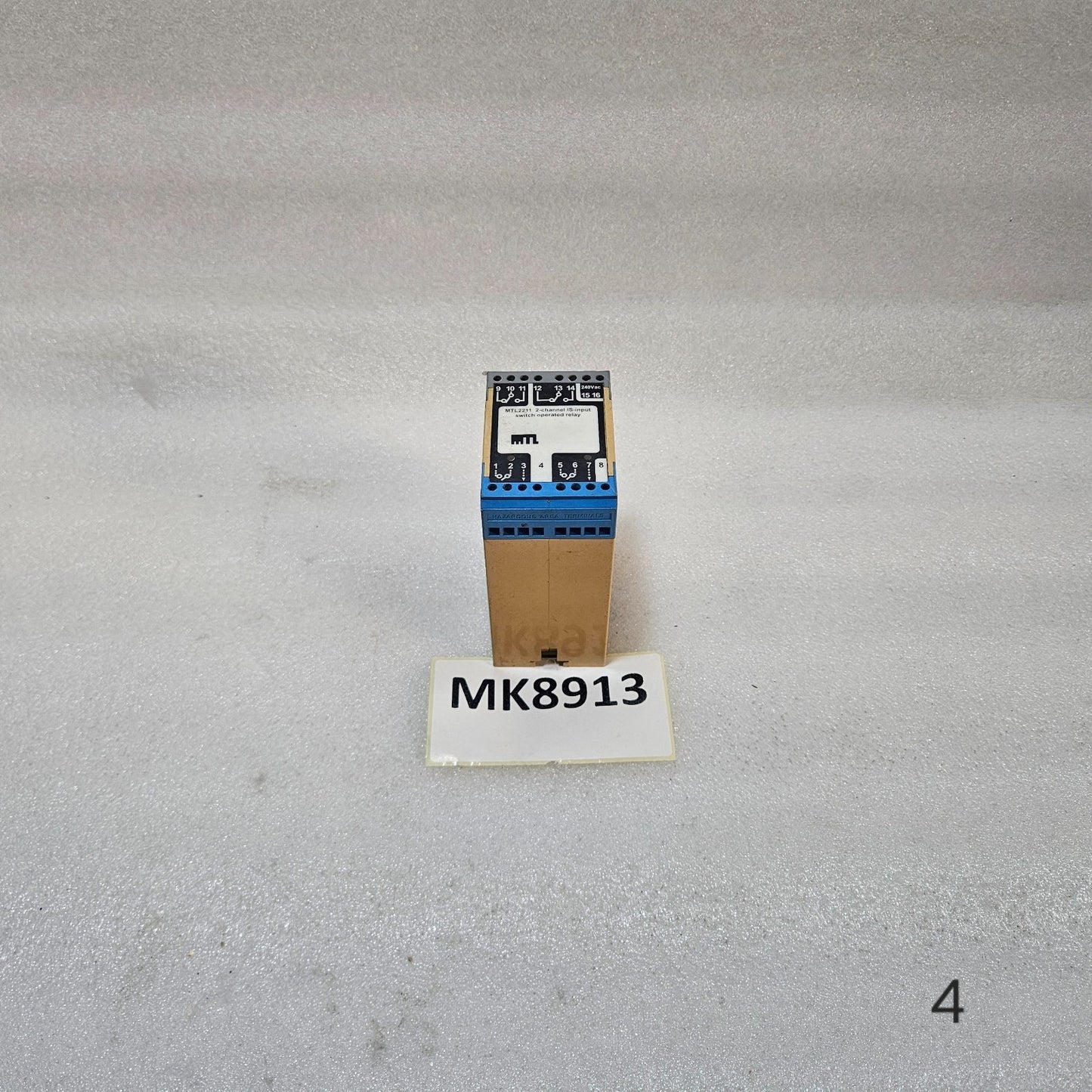 MEASUREMENT TECHNOLOGY MTL 2211 2 CHANNEL INPUT SWITCH RELAY 240V AC MTL2211