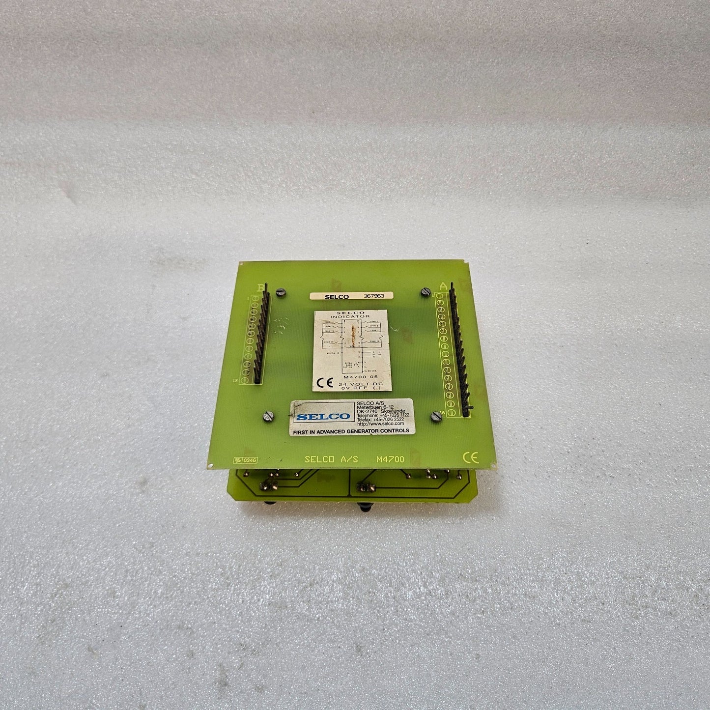 SELCO M4700-05 ALARM INDICATOR 24VDC PANEL MOUNT ALARM MODULE FOR GENERATOR & CO