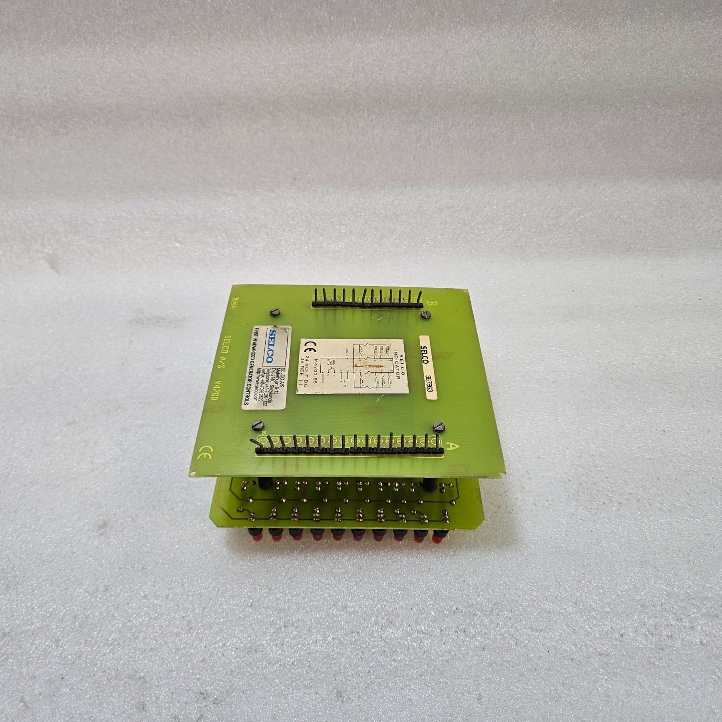 SELCO M4700-05 ALARM INDICATOR 24VDC PANEL MOUNT ALARM MODULE FOR GENERATOR & CO