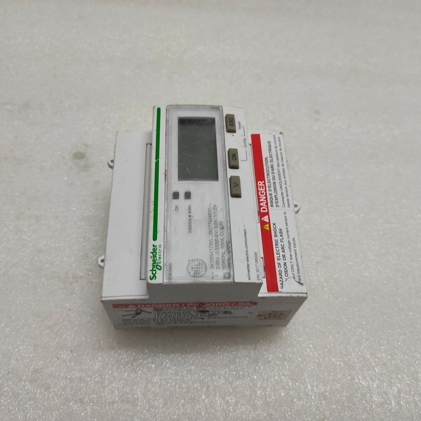 SE A9MEM3465 3-PH ENERGY METER IEM3465 BACNET MODULE