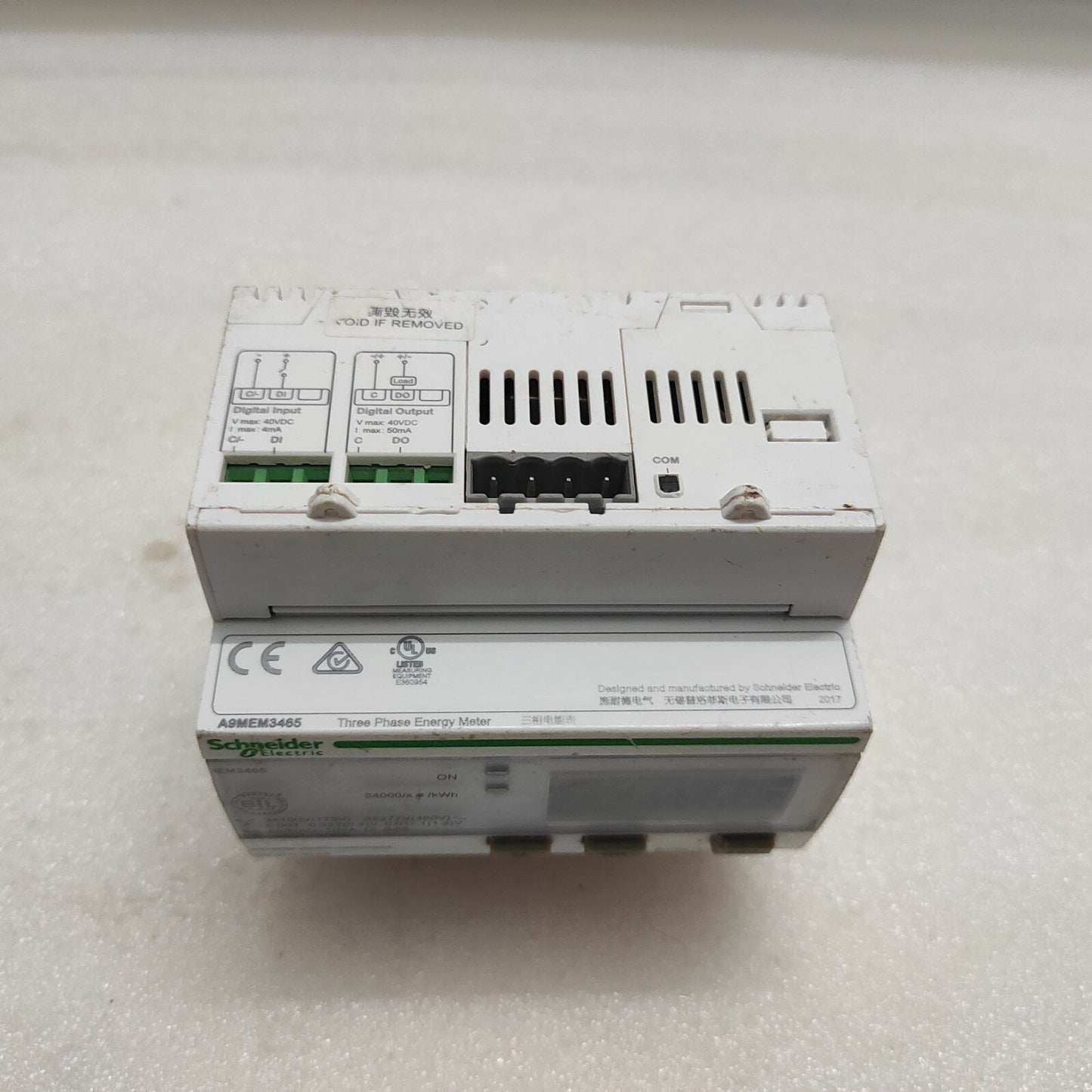 SE A9MEM3465 3-PH ENERGY METER IEM3465 BACNET MODULE
