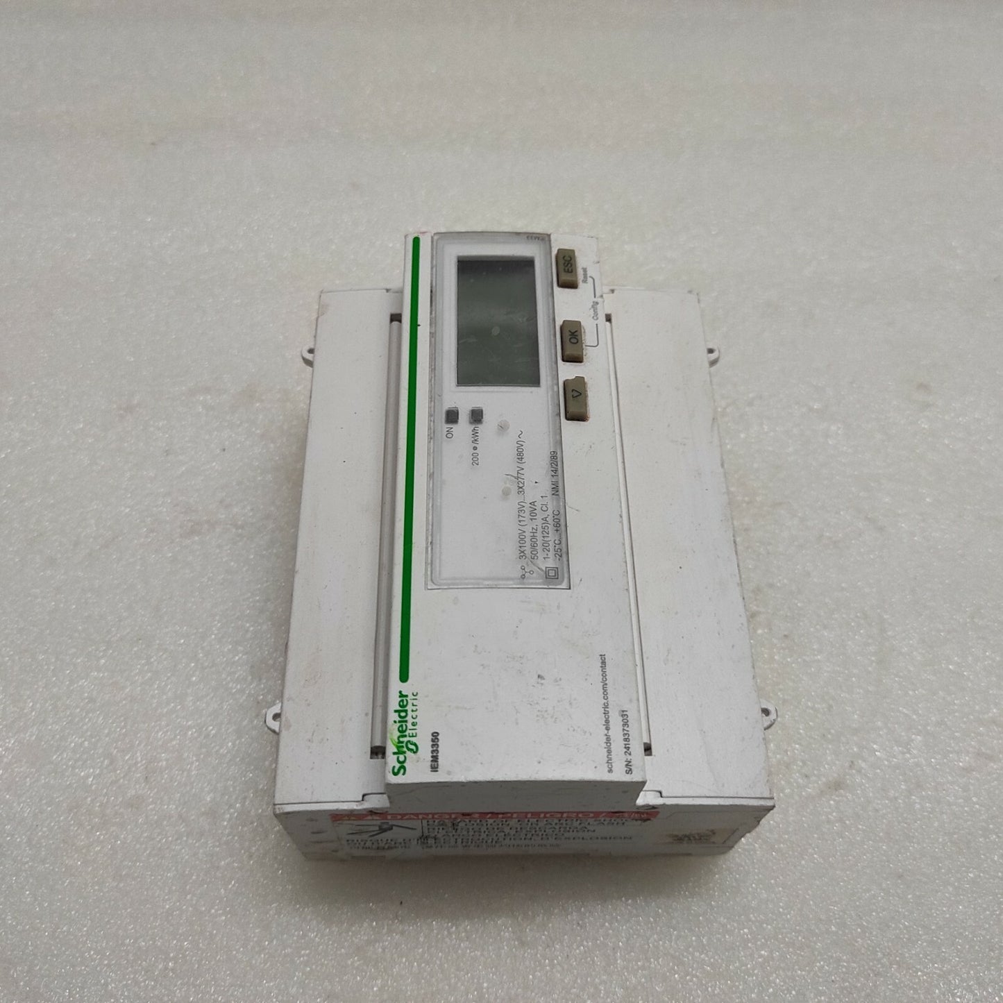 SE A9MEM3350 3-PH ENERGY METER IEM3350 125A MODBUS