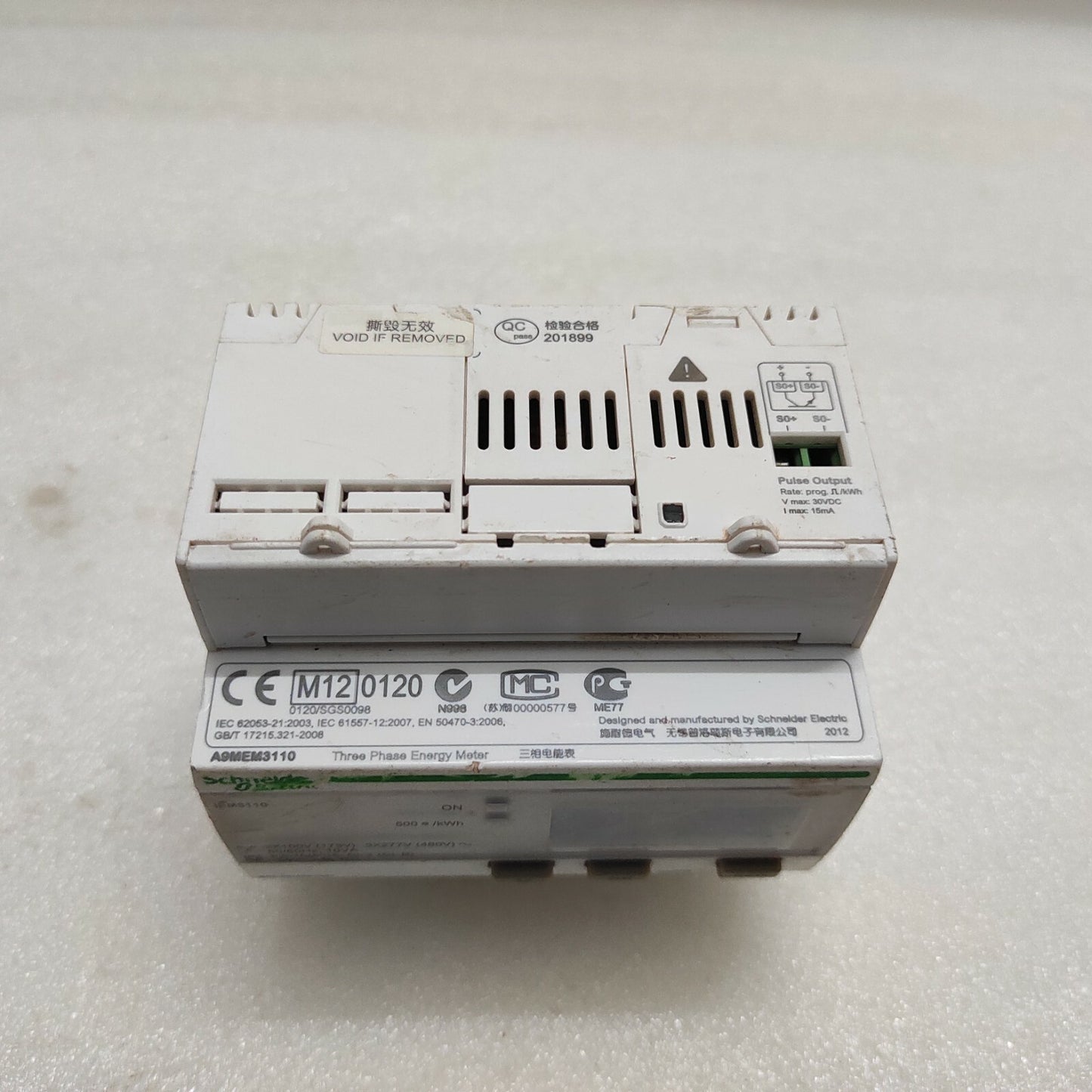SE A9MEM3110 3-PH ENERGY METER IEM3110 63A