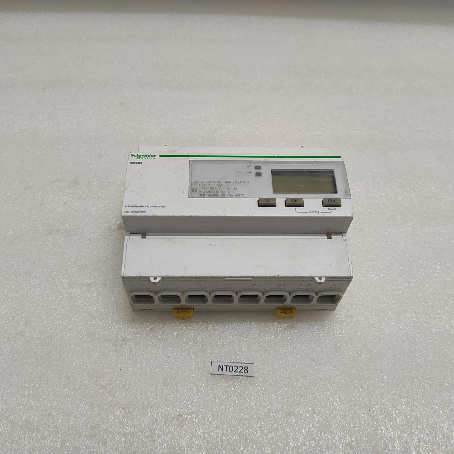 SE A9MEM3355 3-PH ENERGY METER IEM3355 125A