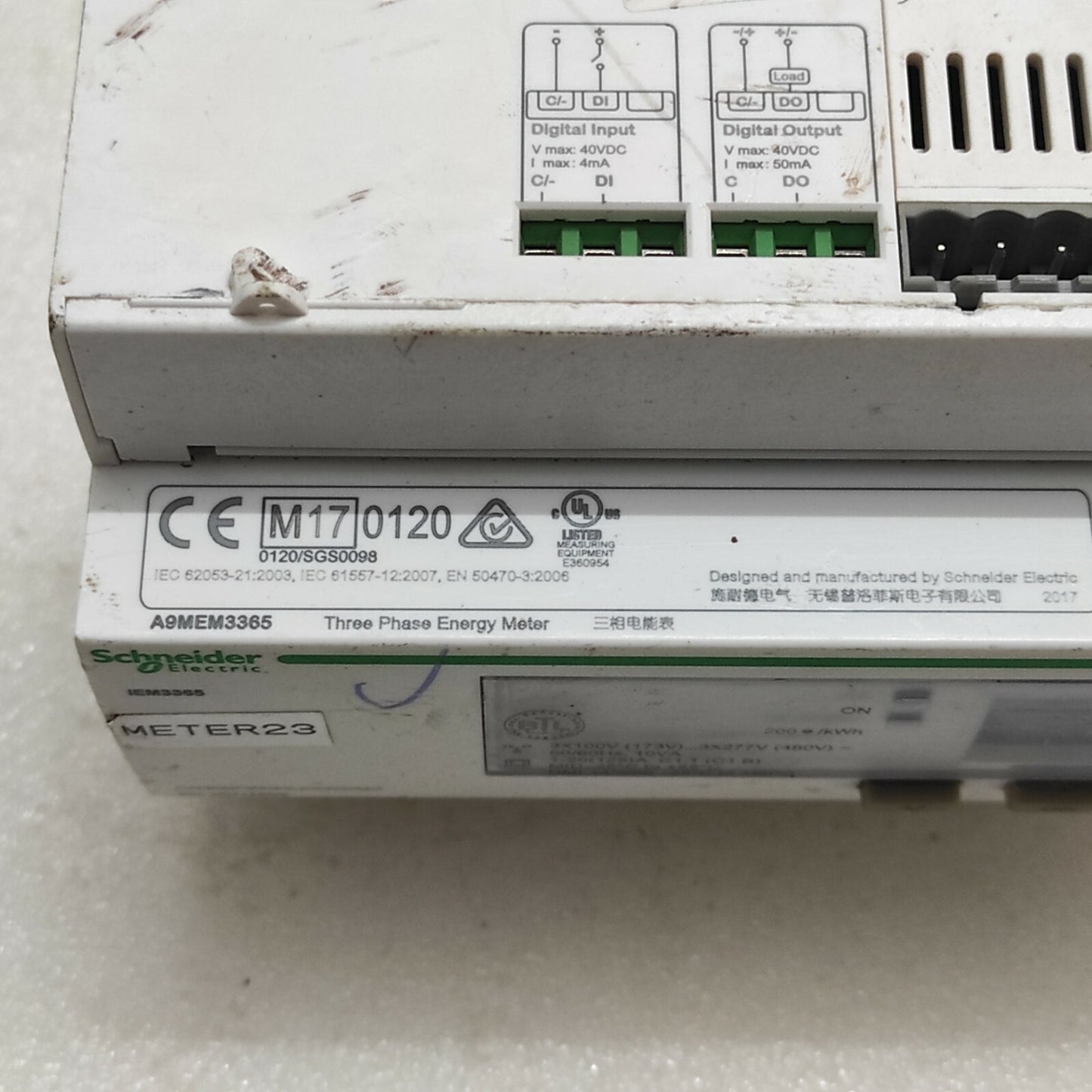 SE A9MEM3365 3-PH ENERGY METER IEM3365