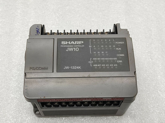 Sharp JW10 Programmable Controller JW-1324K 100-120/200-240VAC