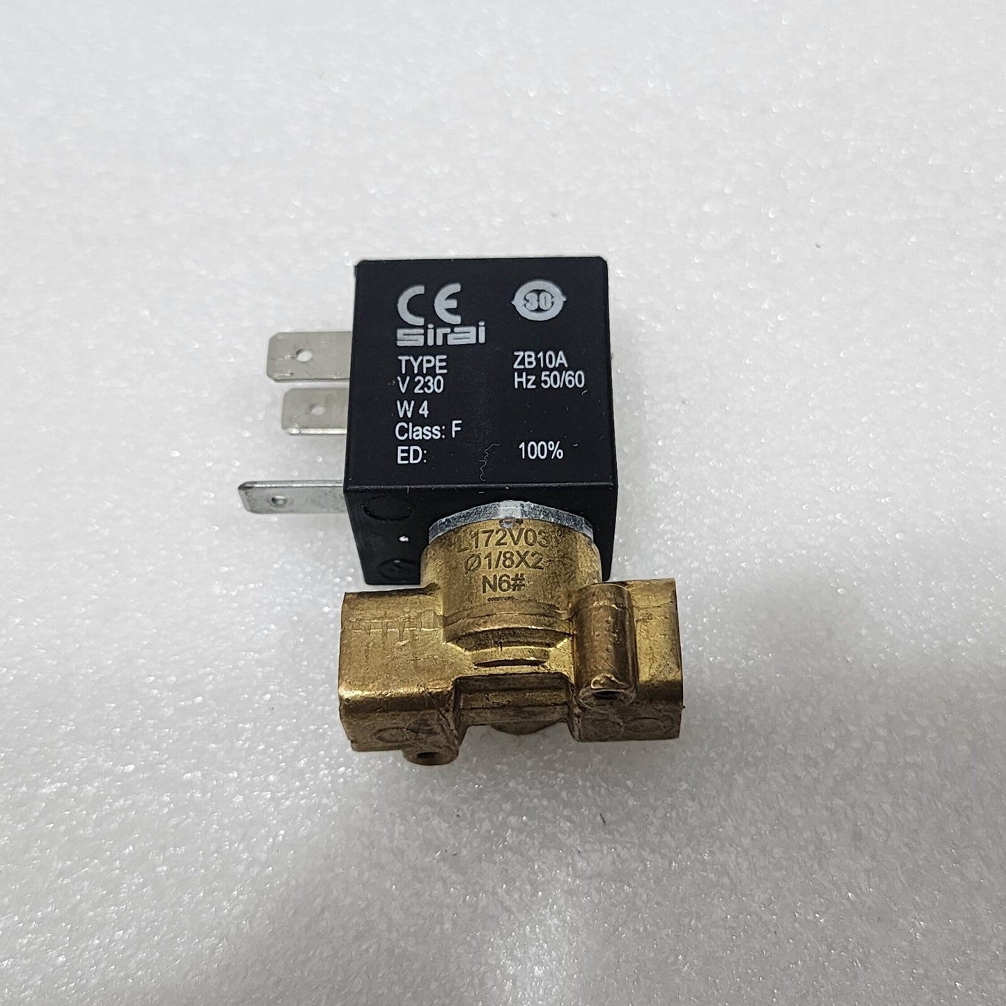 SIRAI L172V03 SOLENOID VALVE G 1/8X2 50BAR 230V