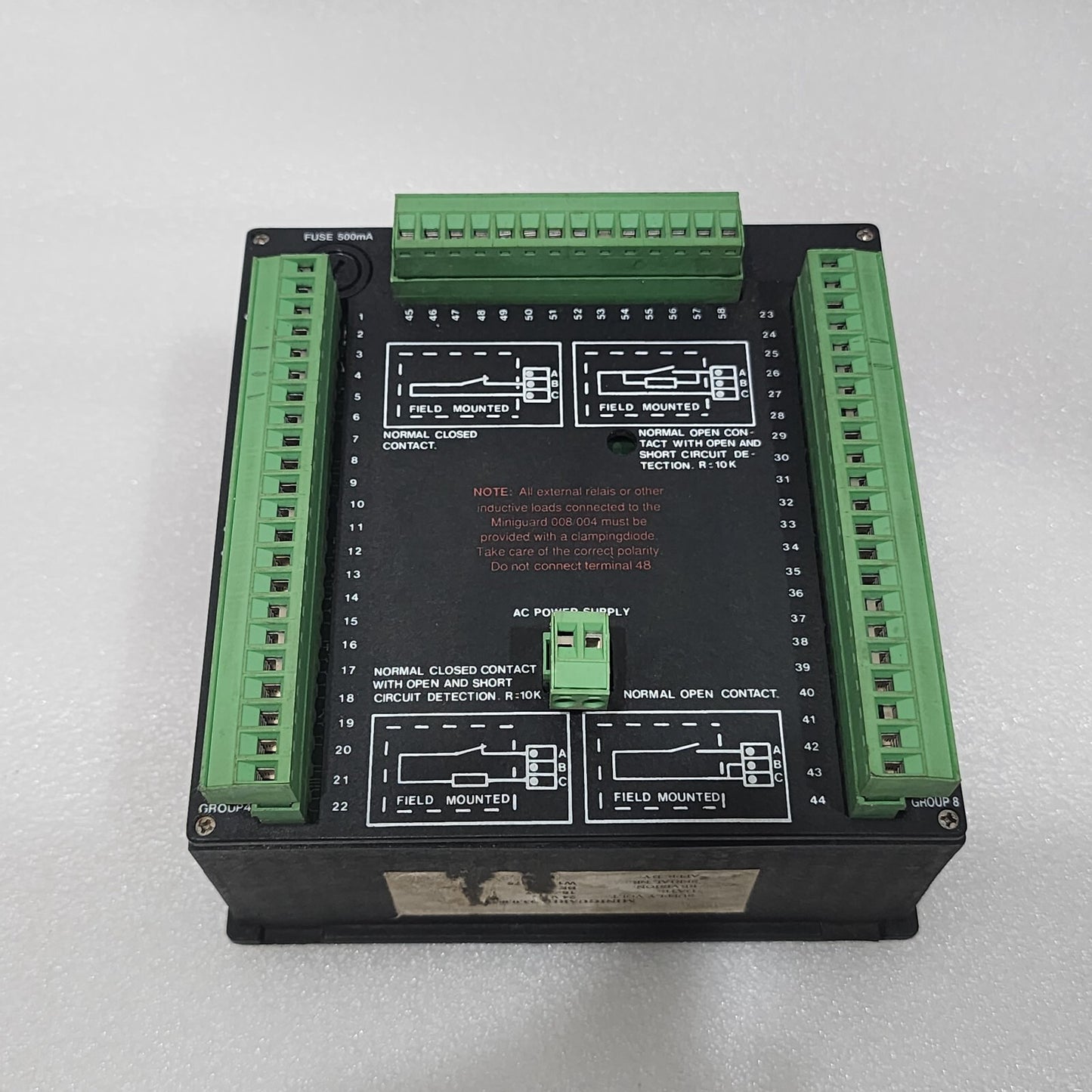 PRAXIS MINIGUARD 008 ALARM PANEL SHIP CONTROL SYSTEM  24V