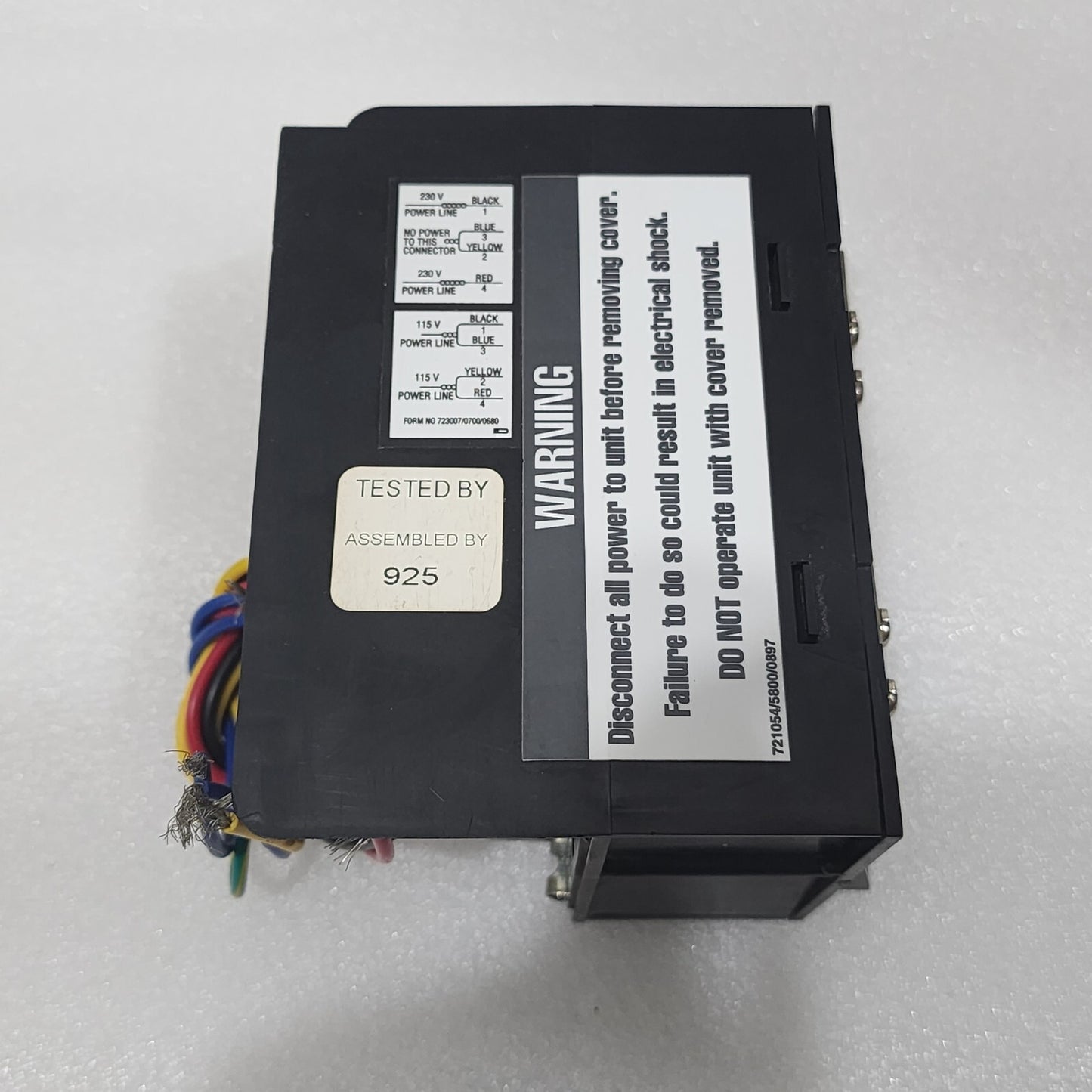 GEOCENTER XFMR ASSY NO 92230006 TRANSFORMER 230/115V