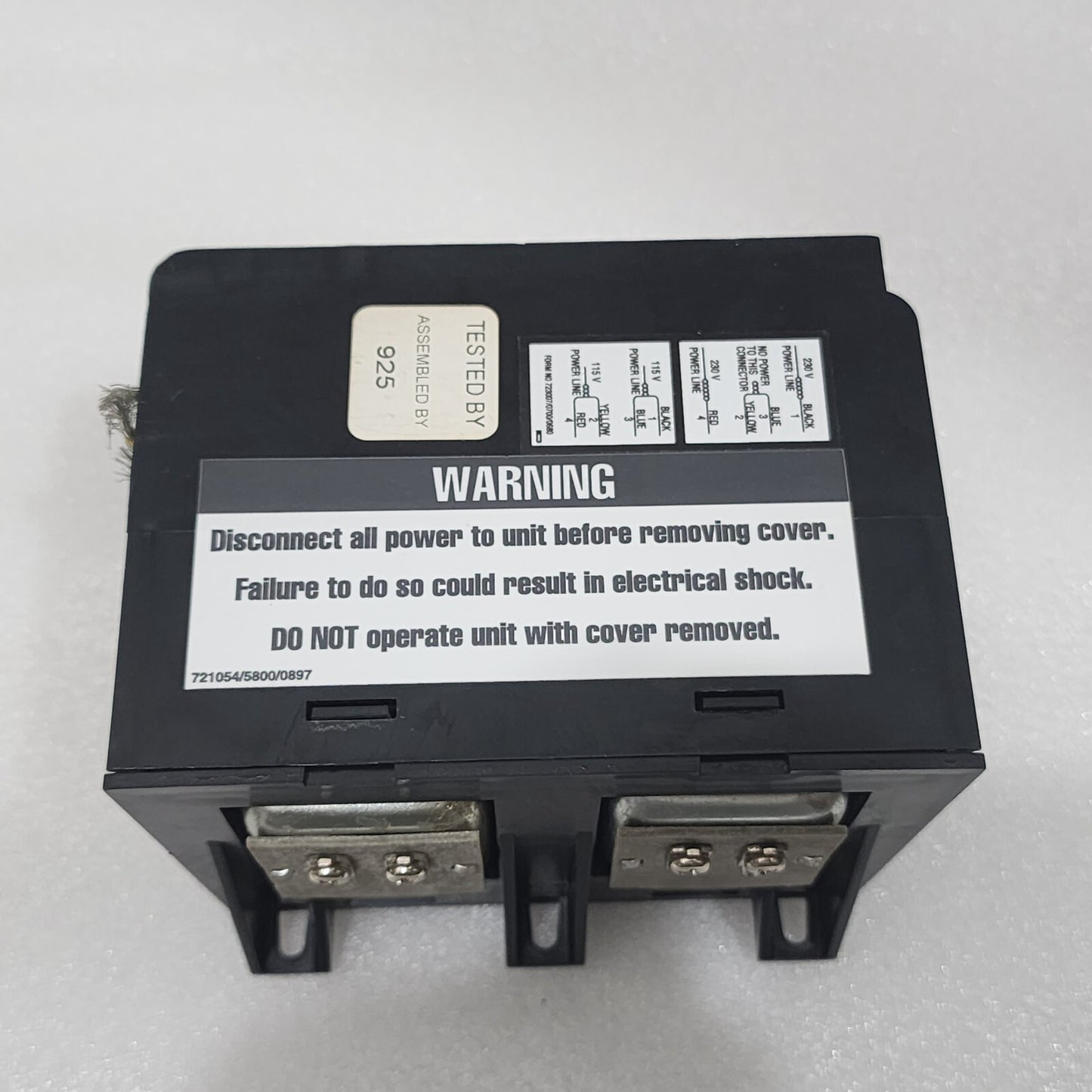 GEOCENTER XFMR ASSY NO 92230006 TRANSFORMER 230/115V