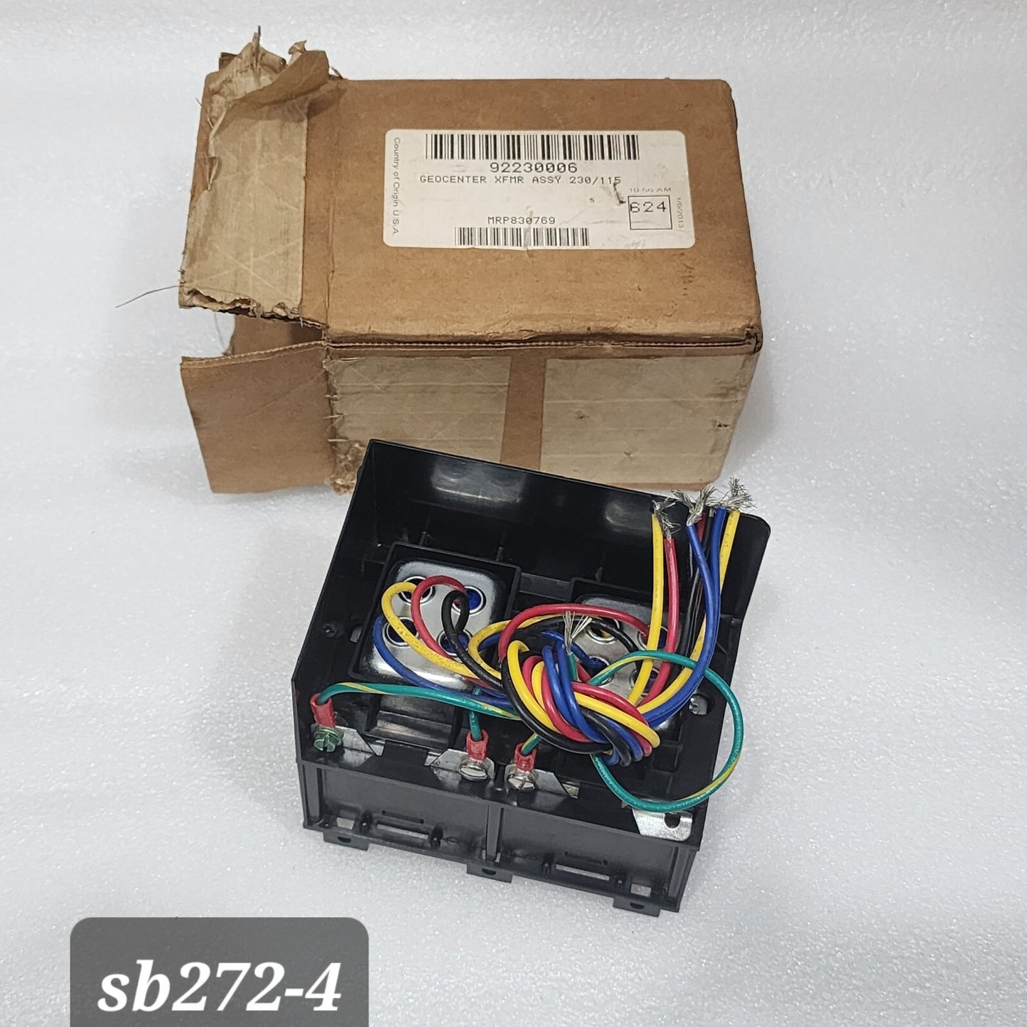 GEOCENTER XFMR ASSY NO 92230006 TRANSFORMER 230/115V