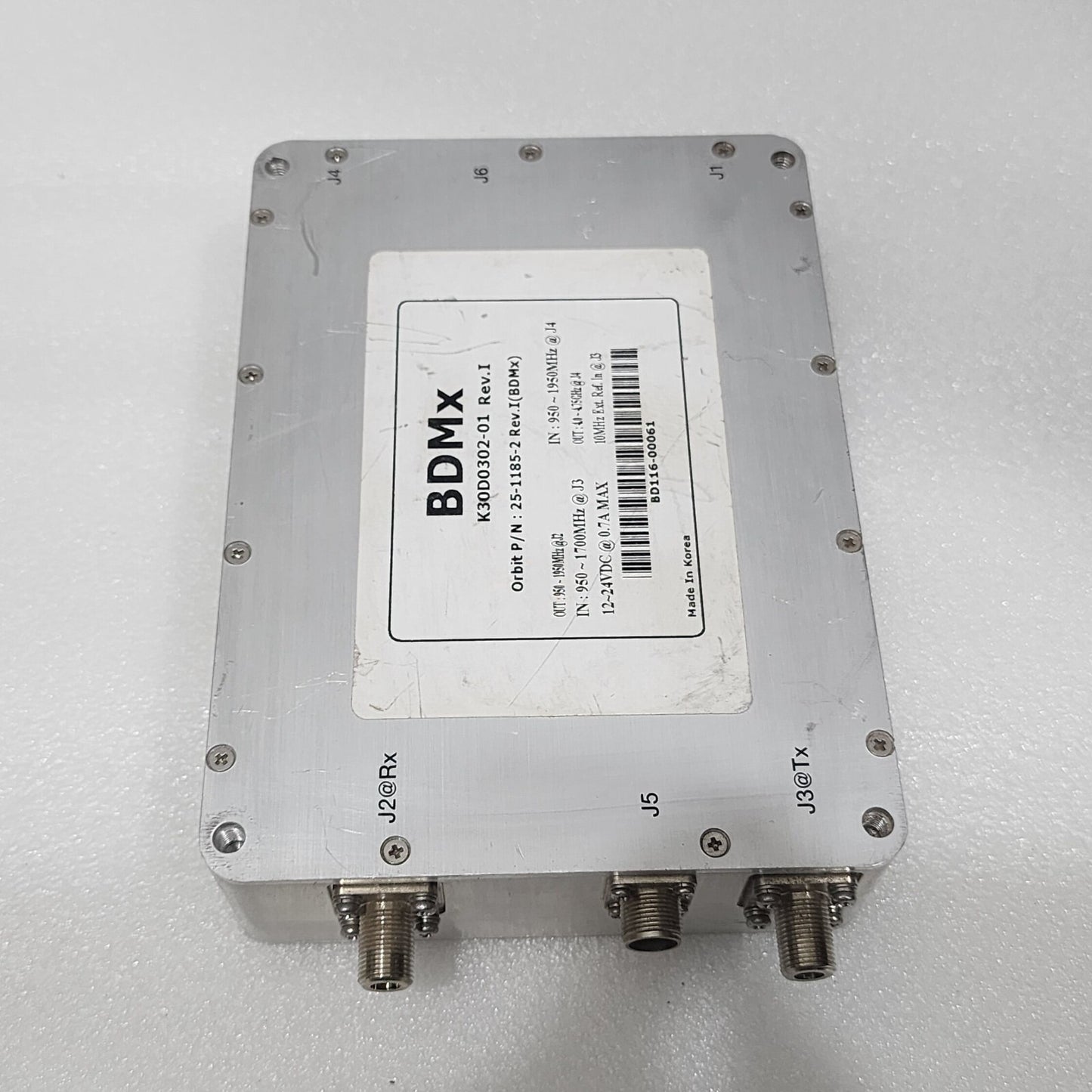 BDMX K30D0302-01 REV I ORBIT 25-1185-2