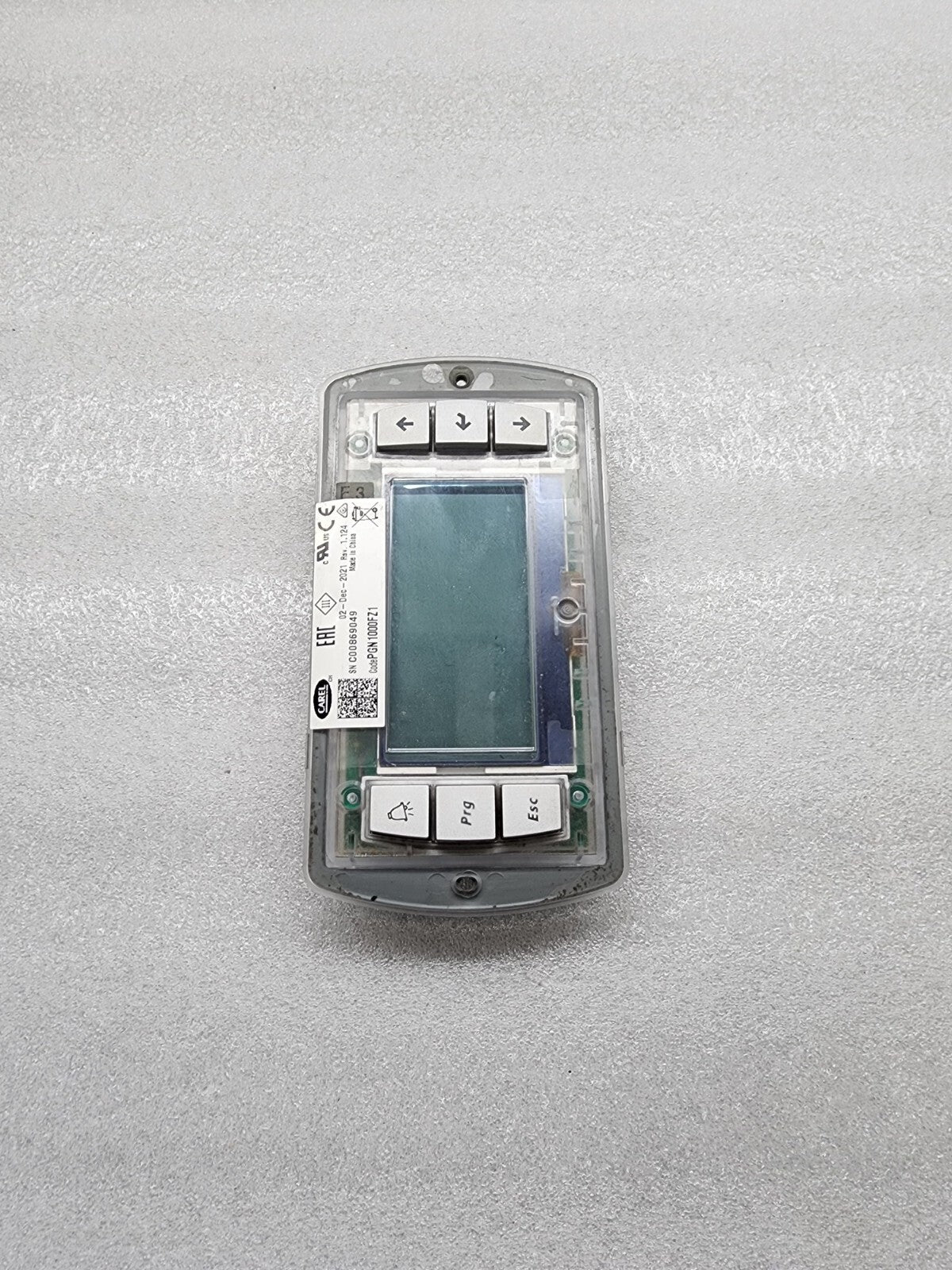 CAREL PGN1000FZ1 PANEL MOUNT DISPLAY