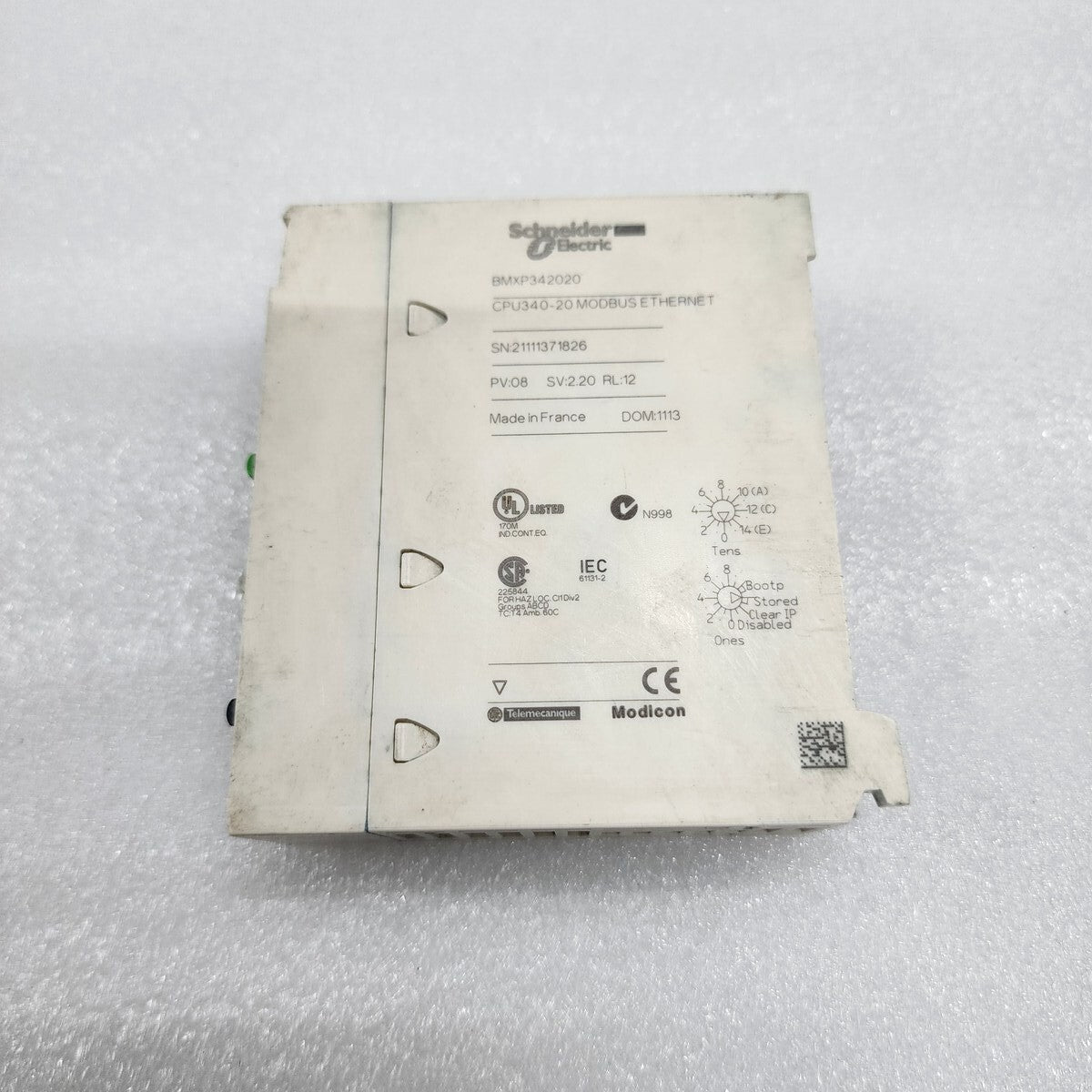 BMXP342020 CPU340-20 MODBUS ETHERNET