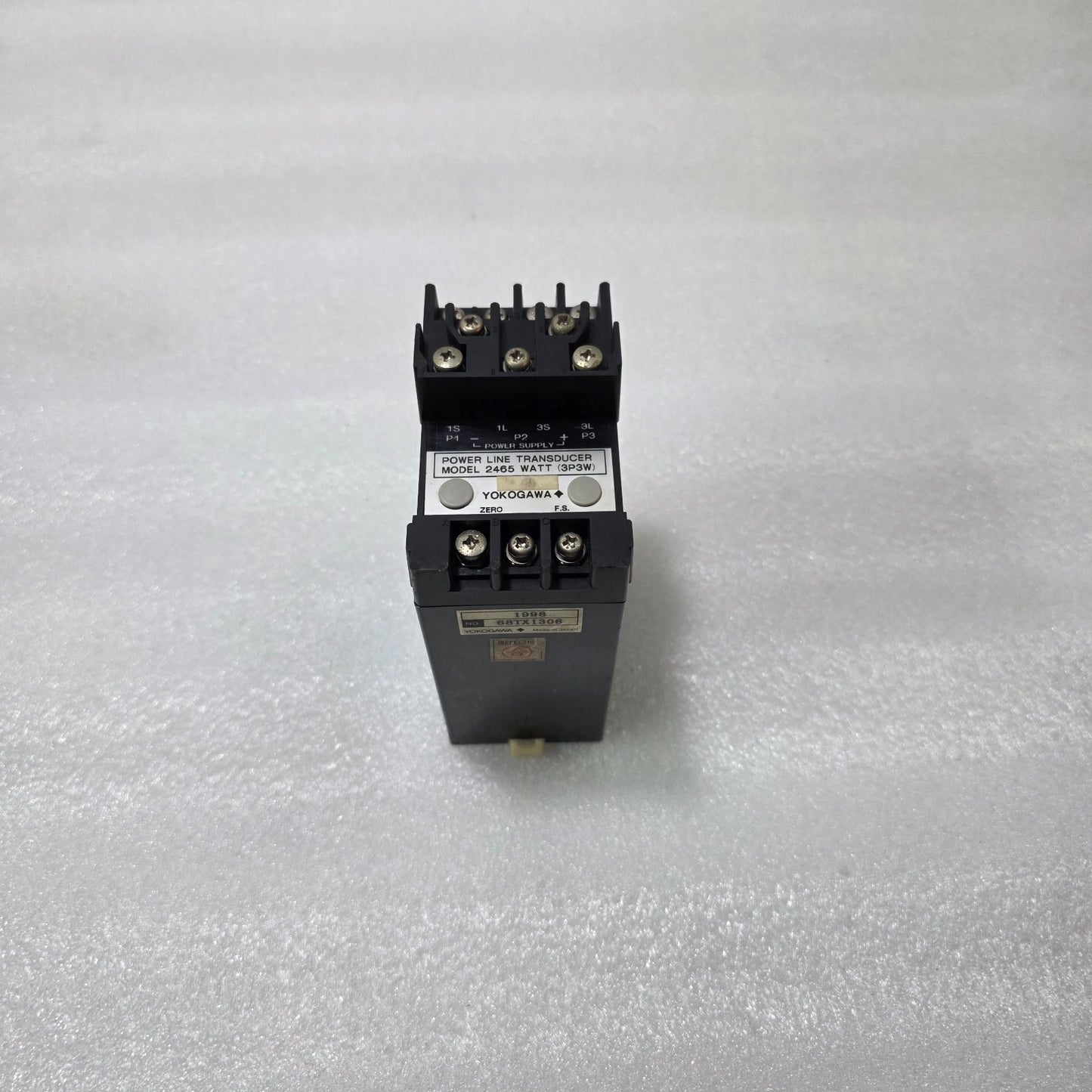 YOKOGAWA 2465 WATT TRANSDUCER 3P3W | 4–20MA OUTPUT | 1500/5A CT | 460/115V PT |