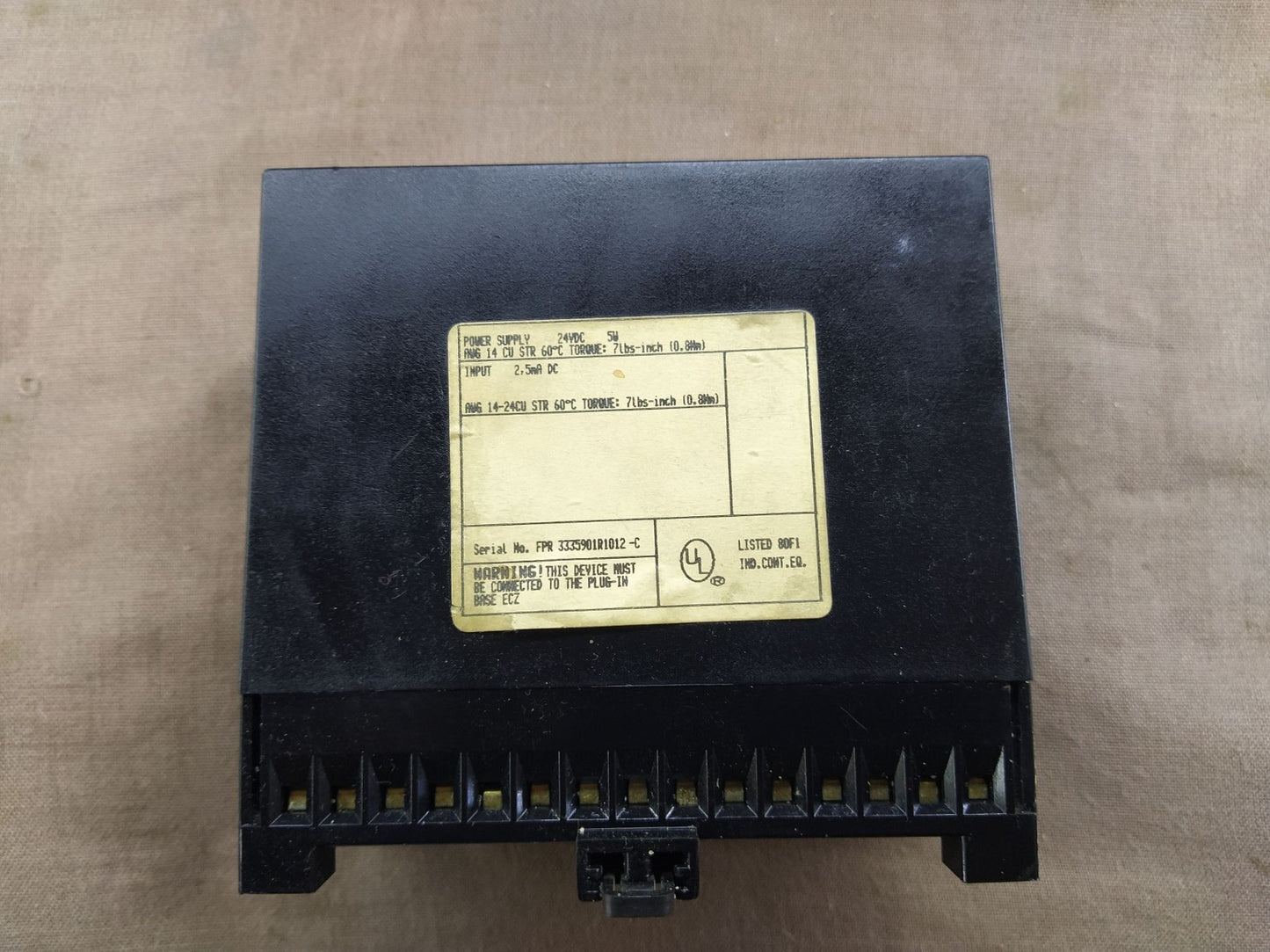 ABB PROCONTIC CS 31 ICST08A9 ANALOG I REMOTE UNIT 24 VDC 200mA FPR3335901R1012