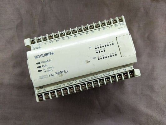MITSUBISHI MELSEC FX0-20MR-ES PROGRAMMABLE CONTROLLER FX0-20MR-ES/UL
