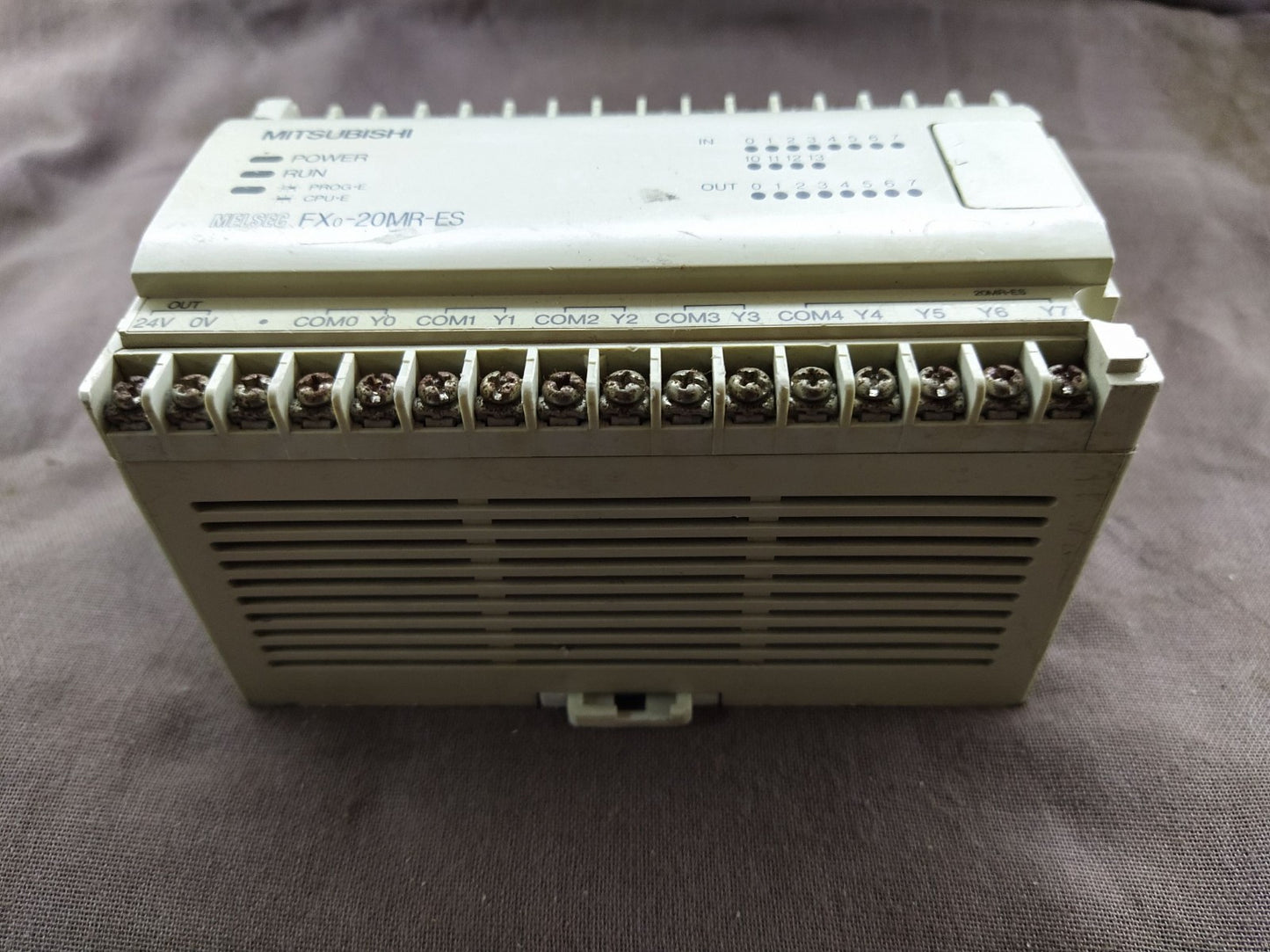 MITSUBISHI MELSEC FX0-20MR-ES PROGRAMMABLE CONTROLLER FX0-20MR-ES/UL