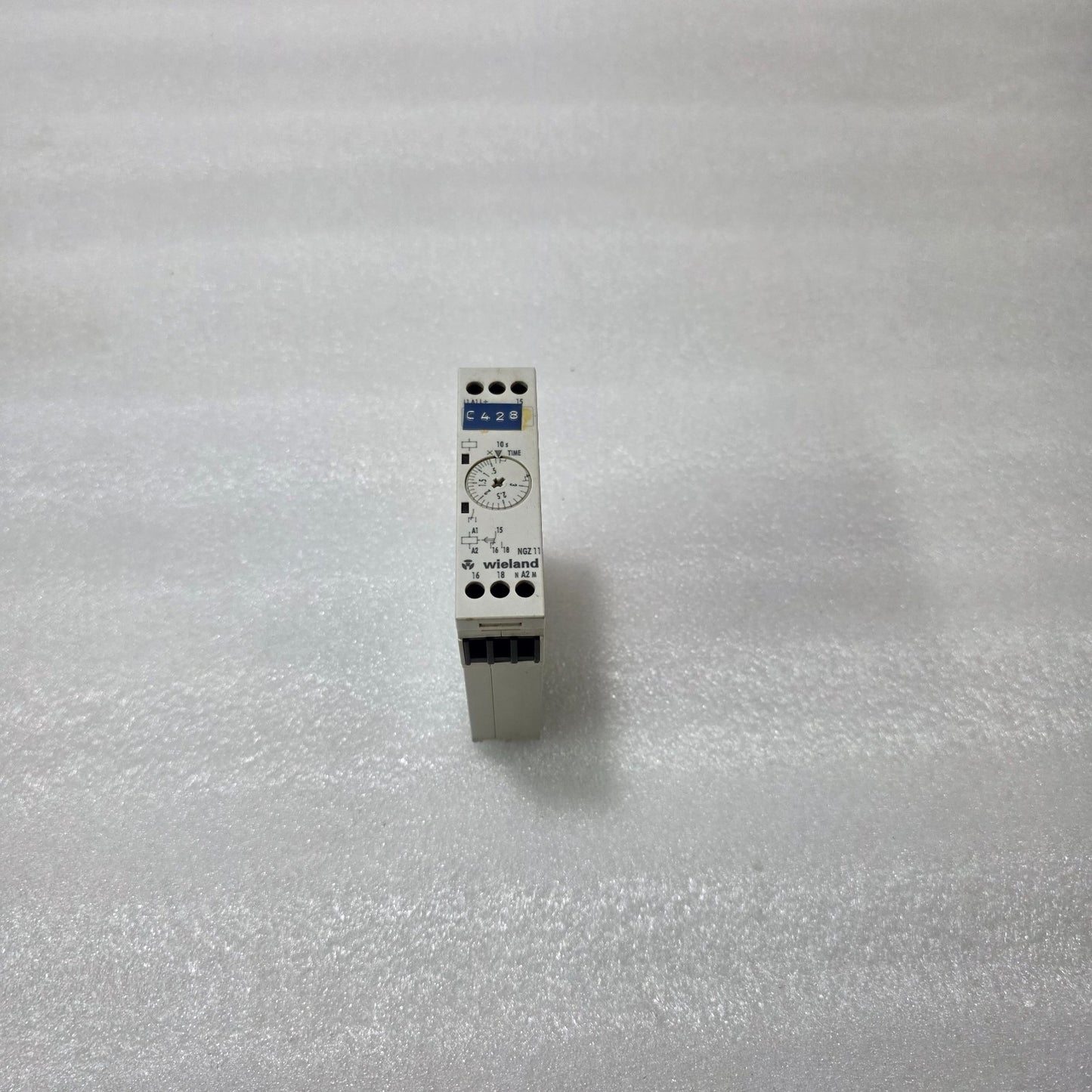 WIELAND NGZ 11 TIMER RELAY R2.064.0110.0 | 24–240V AC/DC ON DELAY 1.5–30S