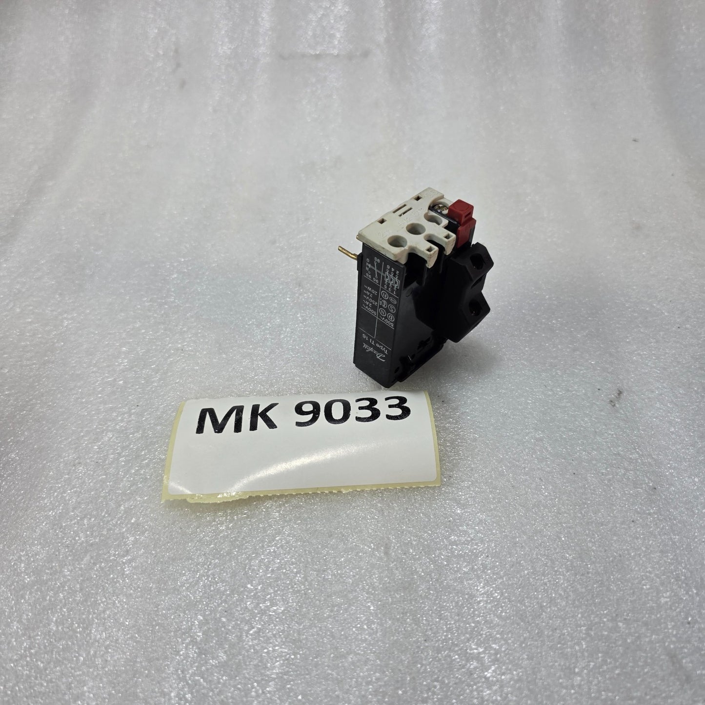 DANFOSS TYPE TI 16 THERMAL OVERLOAD RELAY | MOTOR PROTECTION RELAY 500V 2A | ADJ