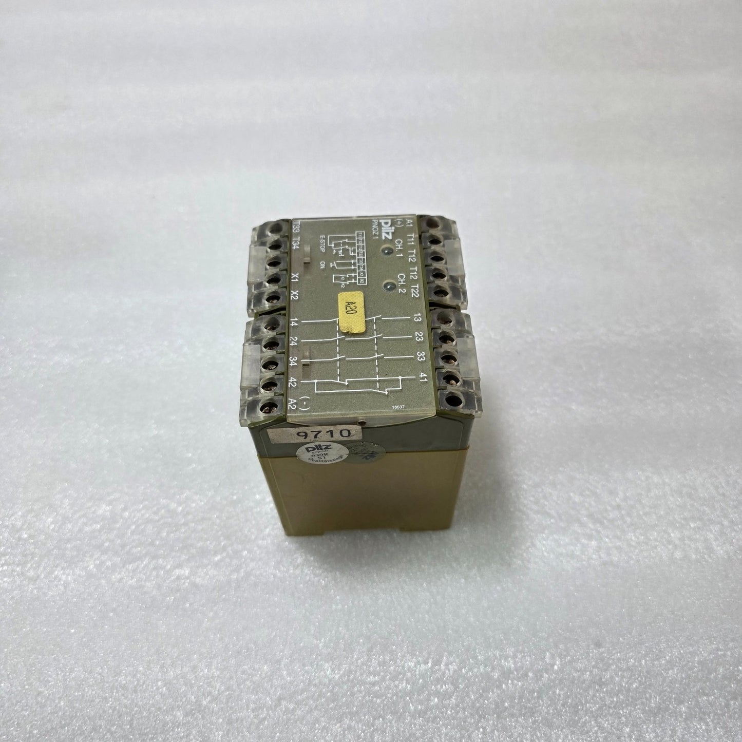 PILZ PNOZ 1 SAFETY RELAY 24VDC 3NO 1NC | IDENT NO. 475695 | EMERGENCY STOP RELAY
