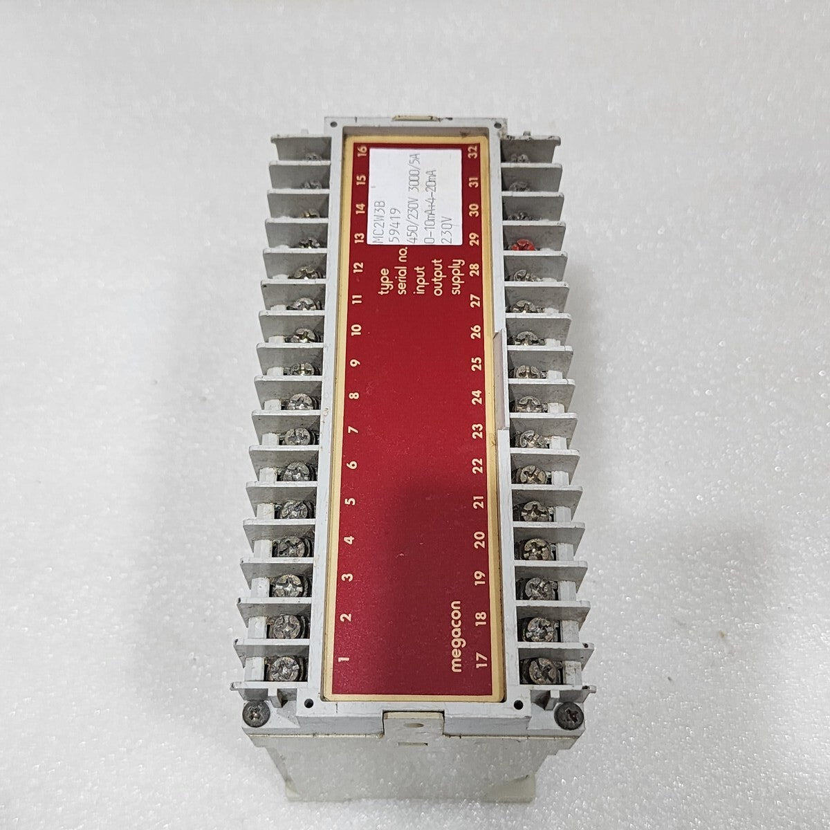 MEGACON MC2W3B TRANSDUCER CONTACT INSTRUMENT 230V