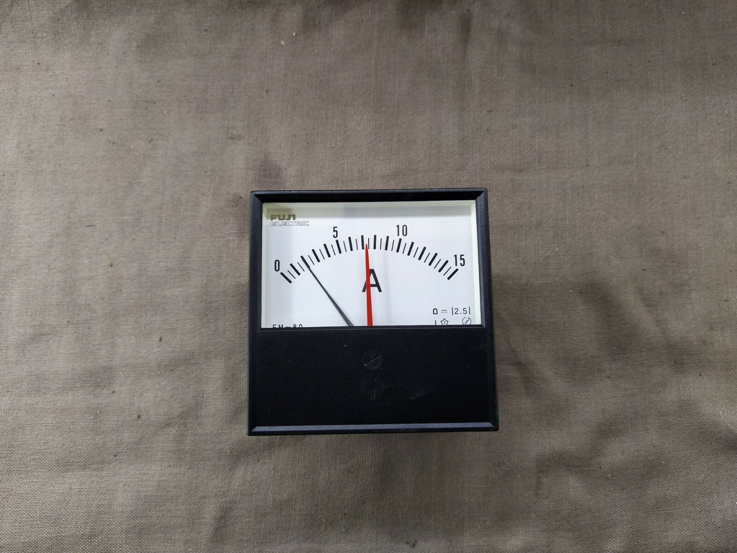 Fuji FM-80 Ampere Meter 1.5A 10V Ammeter