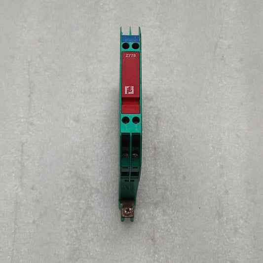 Pepperl + Fuchs Z778 Safe Snap Barrier 71804 Zener Barrier
