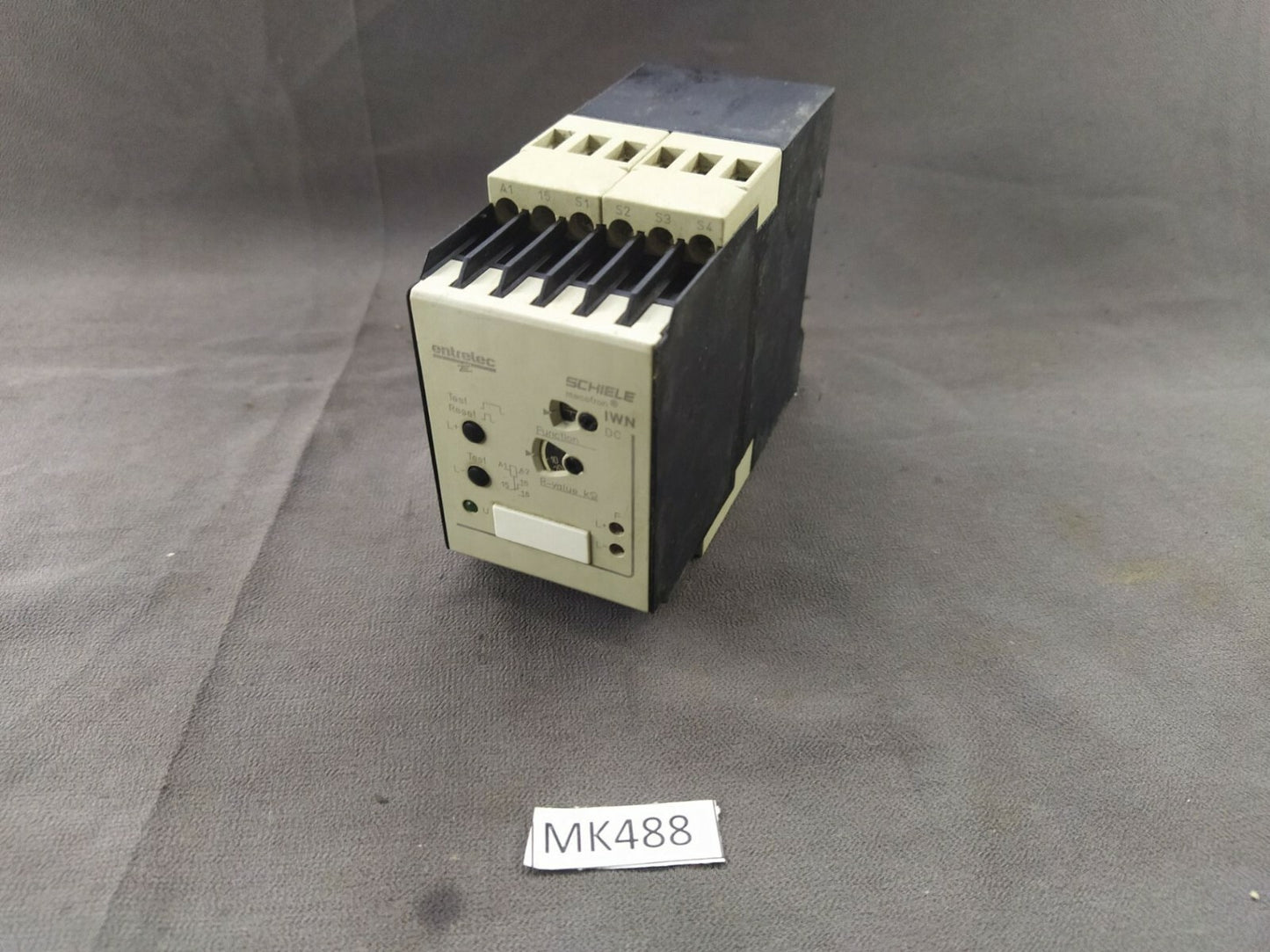 Schiele IWN DC Mecotron 2-450-065-00 Earth Leakage Monitoring Relay 24-240V AC/D