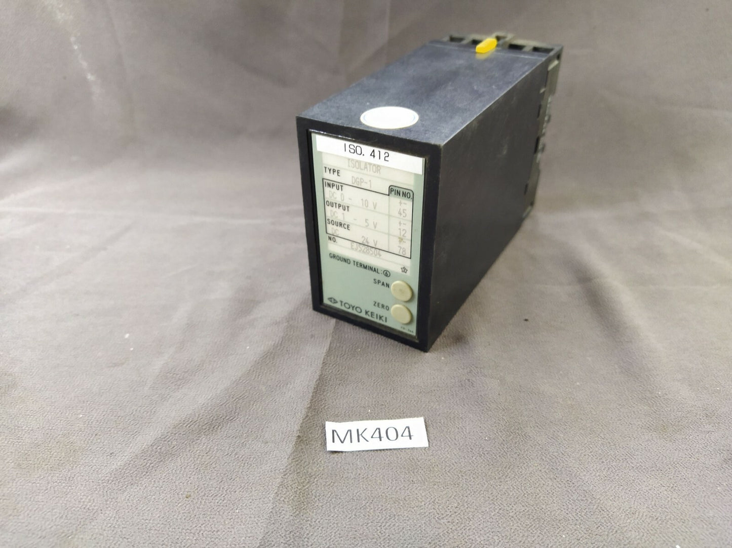 Toyo Keiki DGP-1 Isolator 24V DC DGP1 Input 10V
