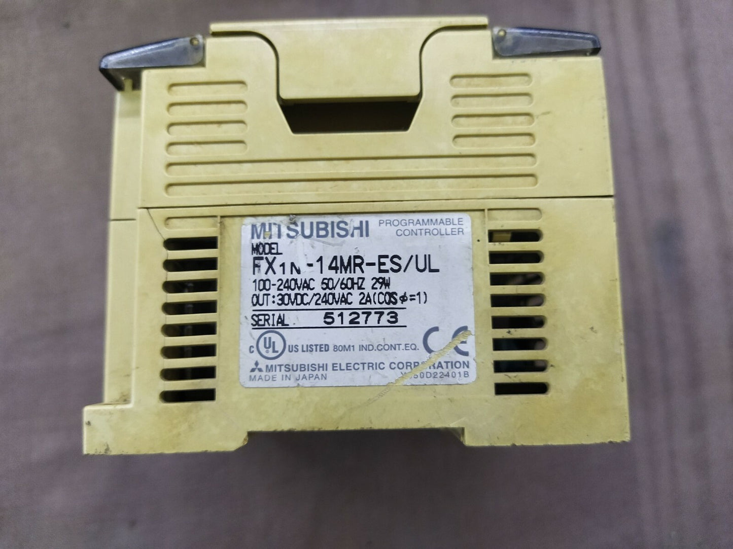 Mitsubishi MELSEC FX1N-14MR-ES/UL Programmable Controller FX1N-14MR 100-240 VAC