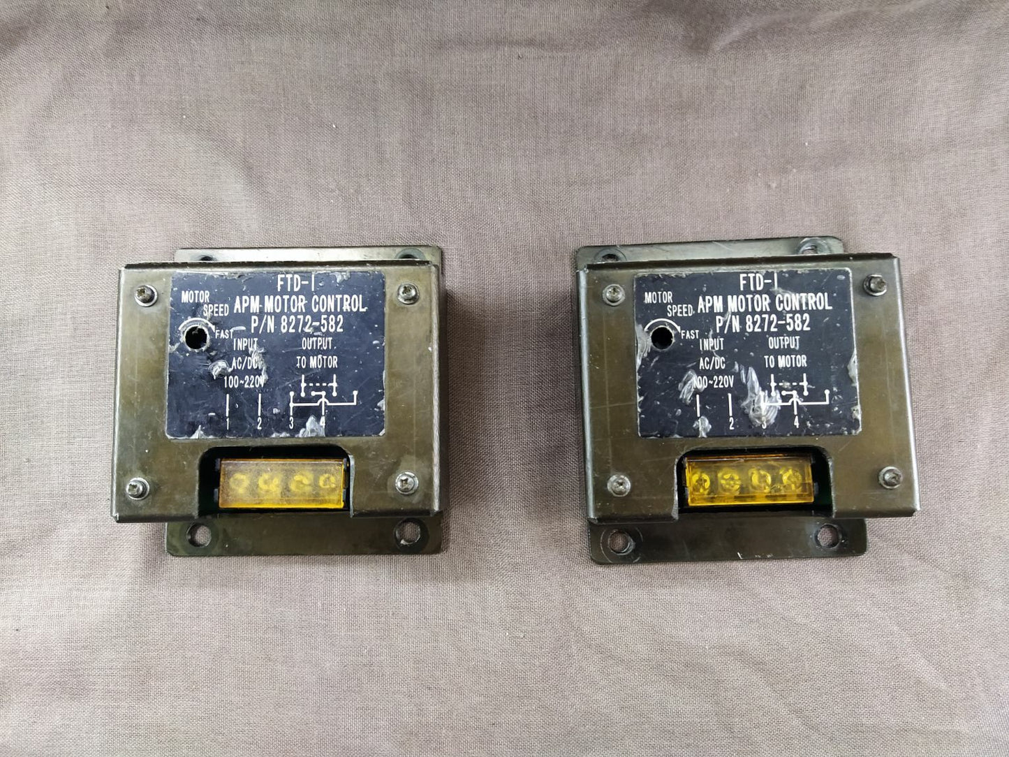 FTD 1 8272-582 APM Motor Control 8272582 100-220 VAC