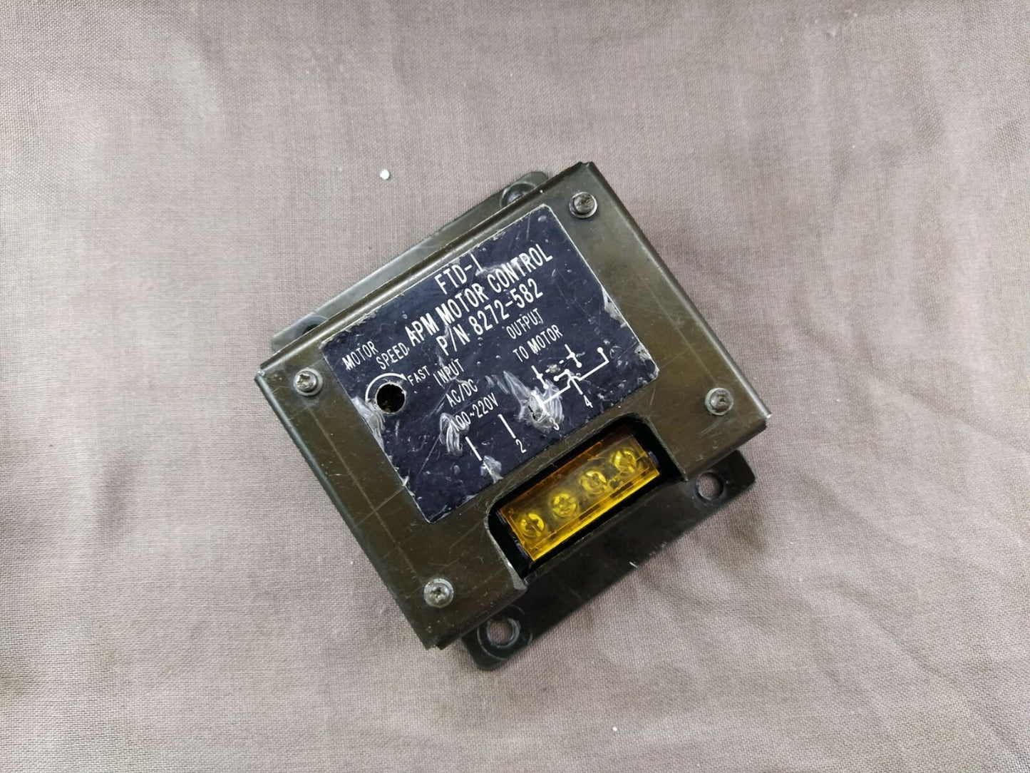 FTD 1 8272-582 APM Motor Control 8272582 100-220 VAC