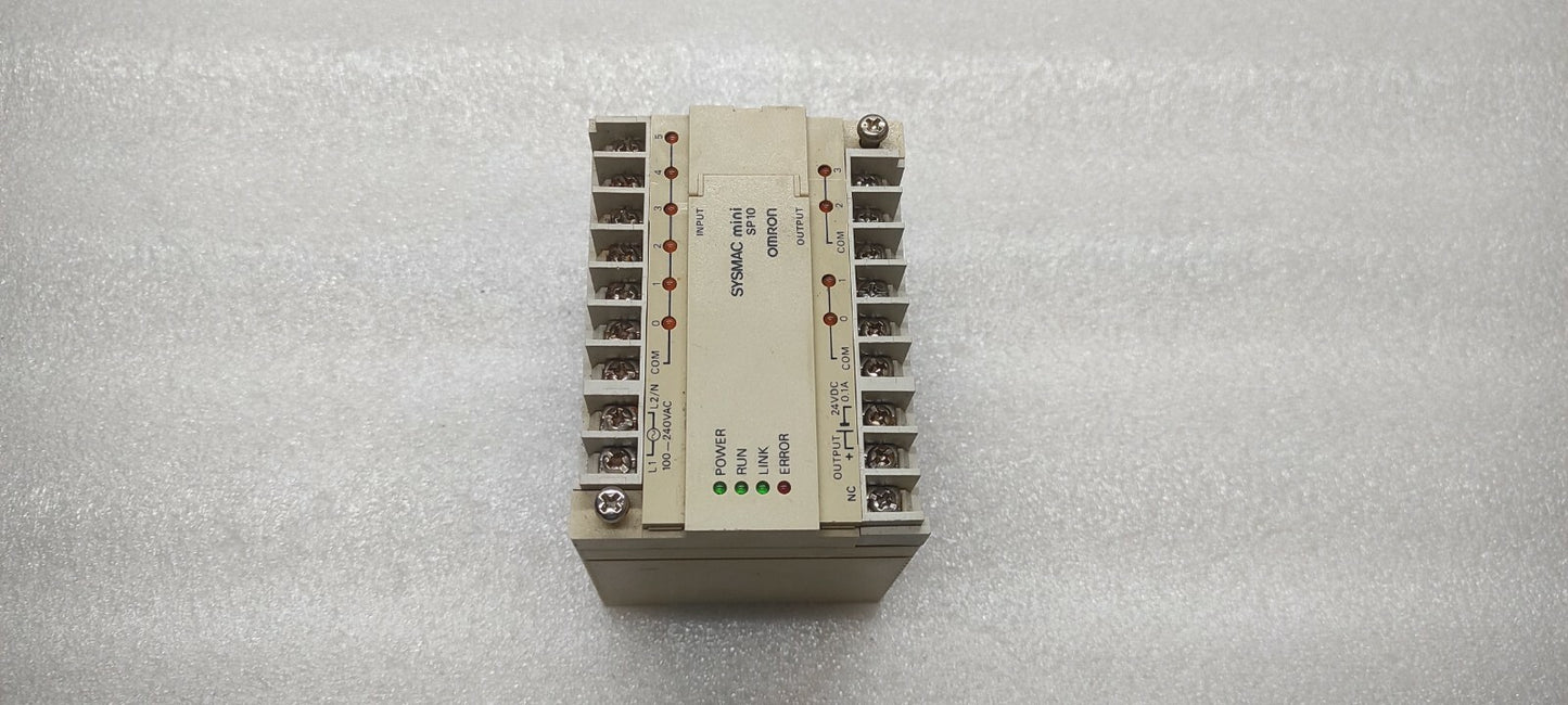 Omron SYSMAC MINI SP10 Programmable Controller SP10-DR-A 100-240V AC