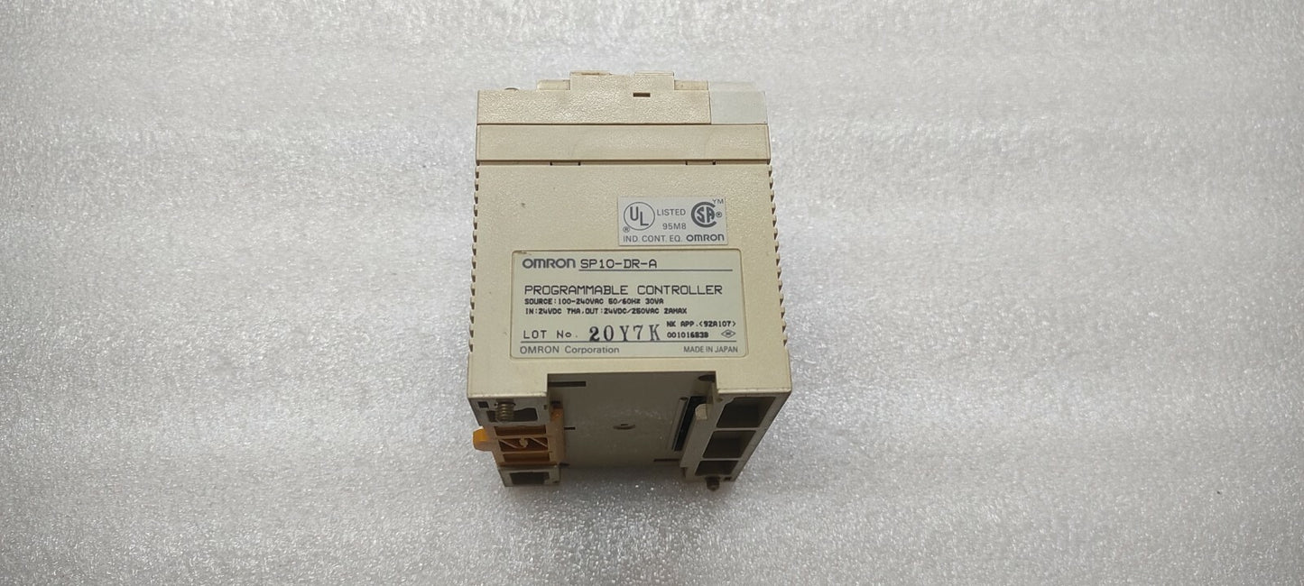 Omron SYSMAC MINI SP10 Programmable Controller SP10-DR-A 100-240V AC