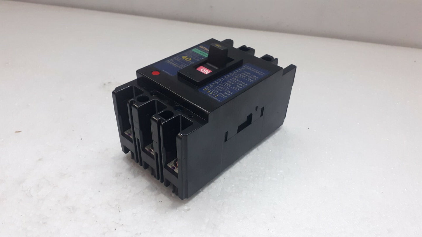 Mitsubishi NF60-CS No-Fuse Breaker 40A 3P 600V NF60CS