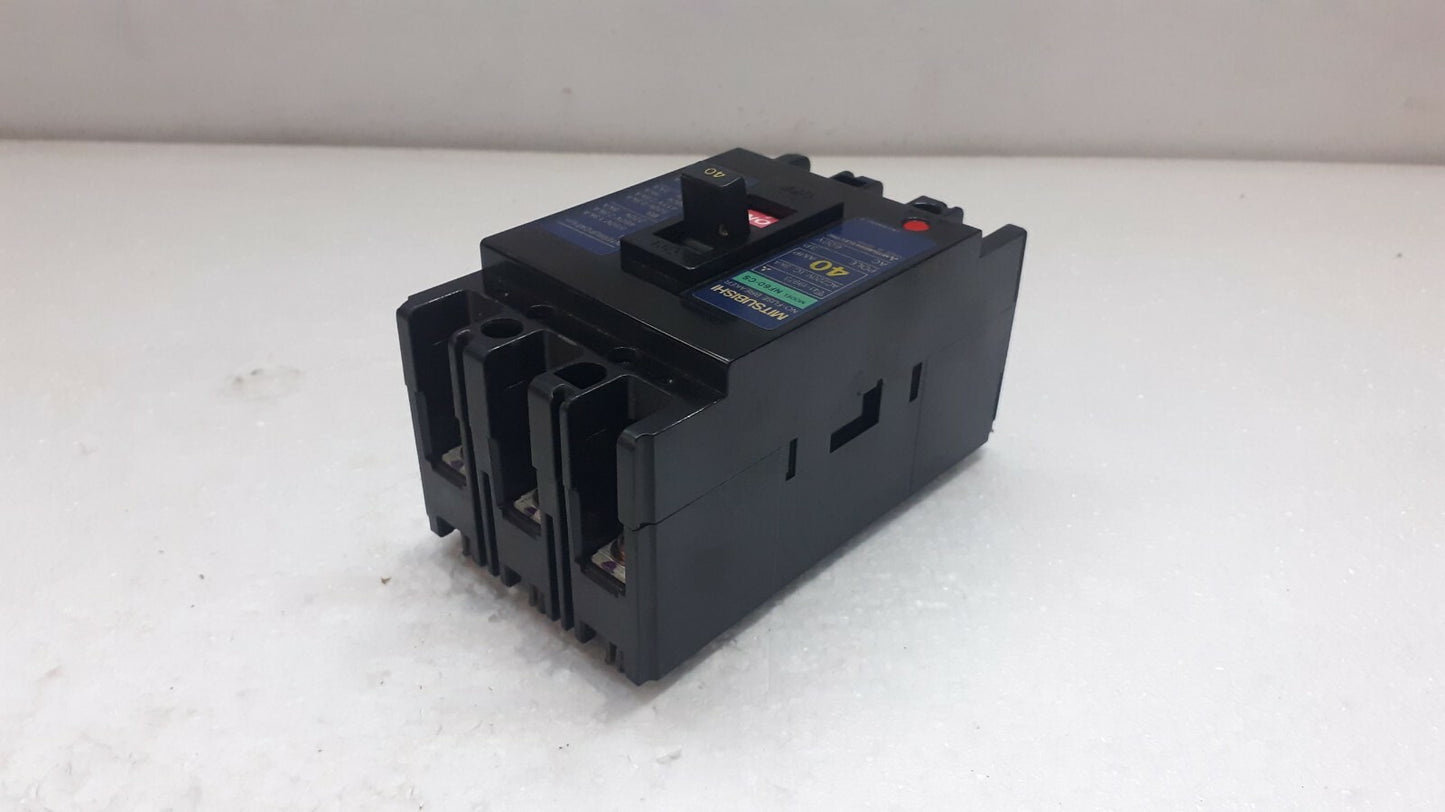 Mitsubishi NF60-CS No-Fuse Breaker 40A 3P 600V NF60CS