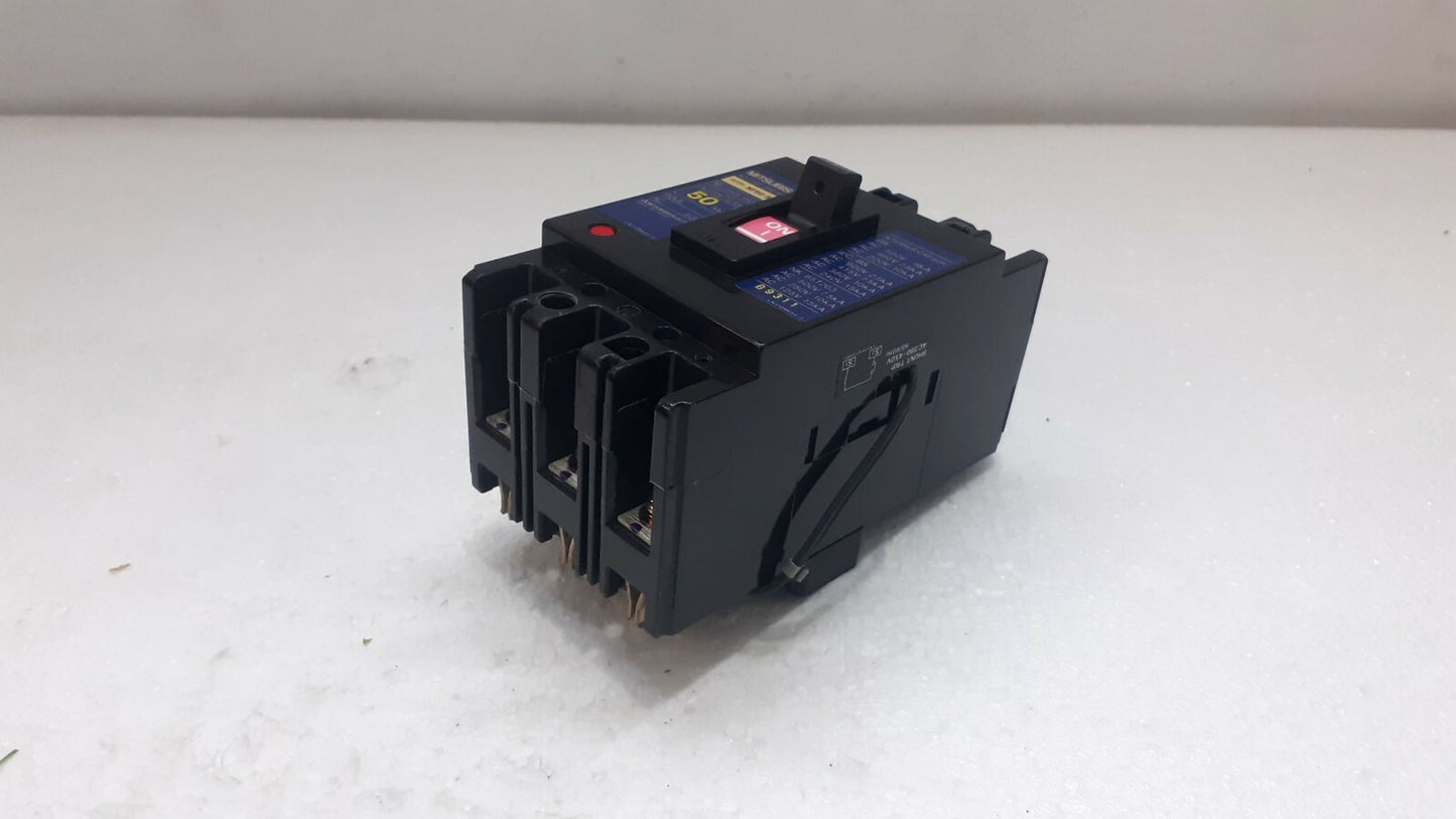 Mitsubishi NF60-SS No-Fuse Breaker 50A 3P 600V NF60SS